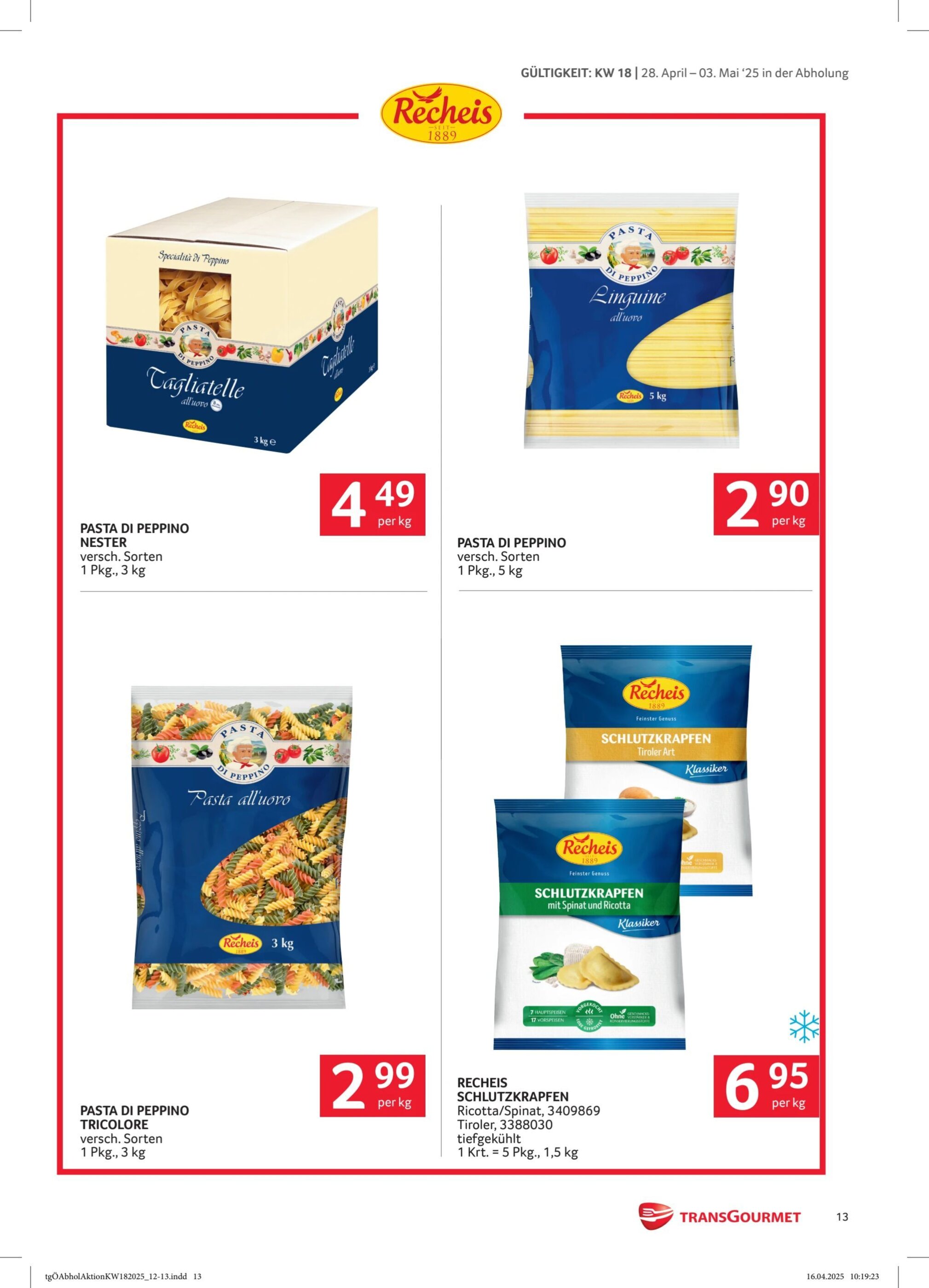 Transgourmet Flugblatt woche 18 - 28-04-2025