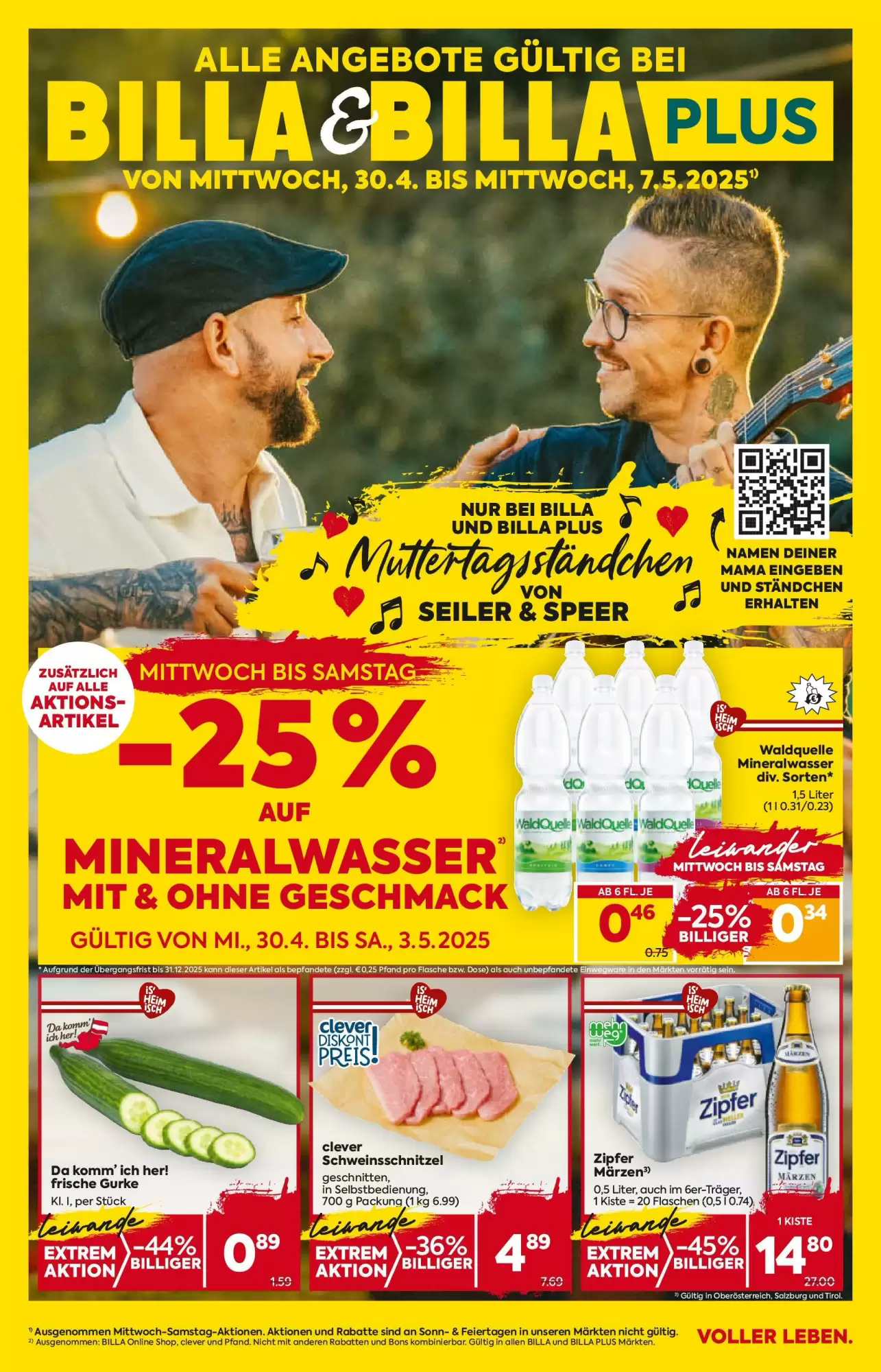 Billa Flugblatt woche 18 - 30-04-2025