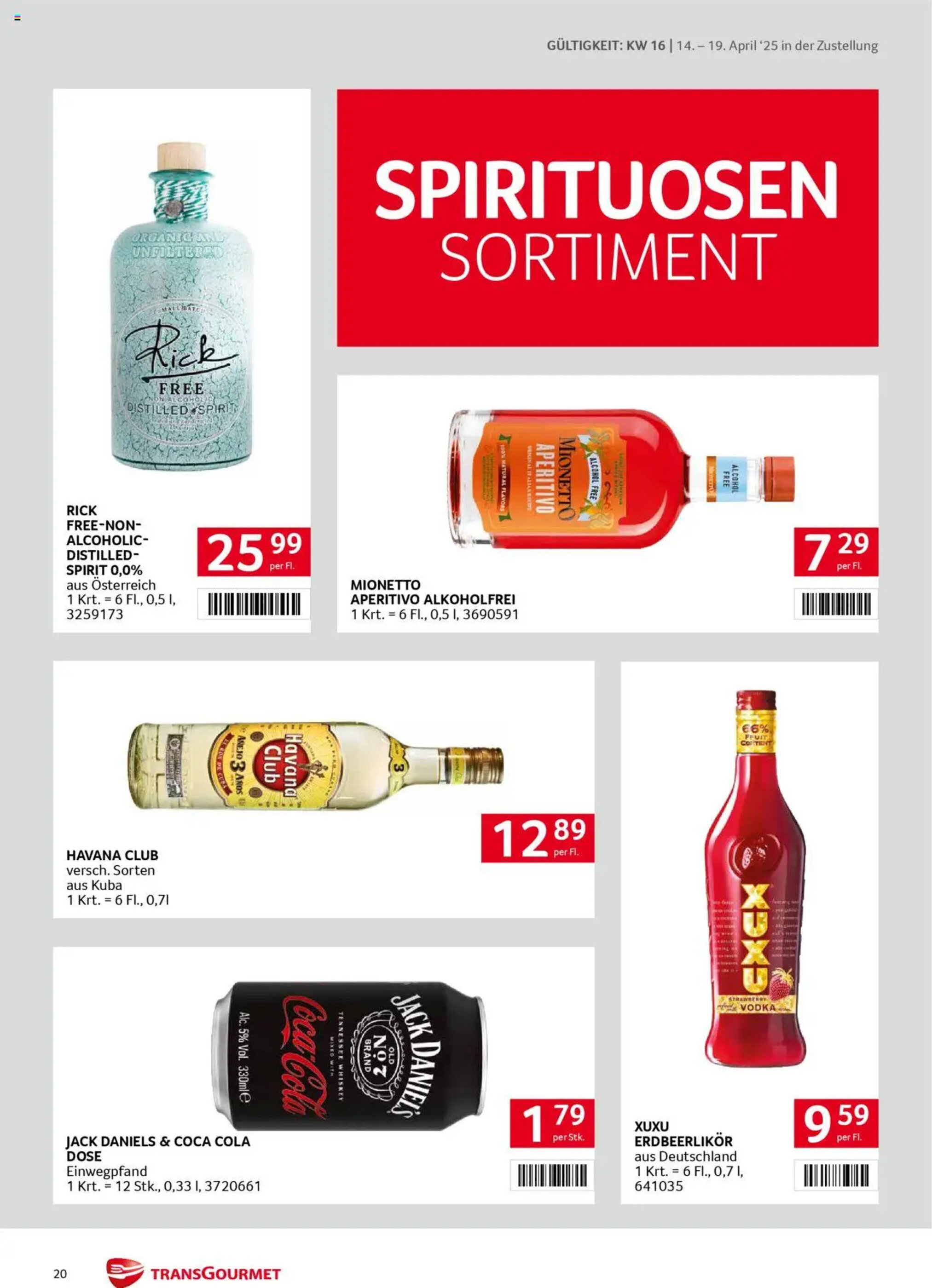 Transgourmet Flugblatt woche 16 - 14-04-2025