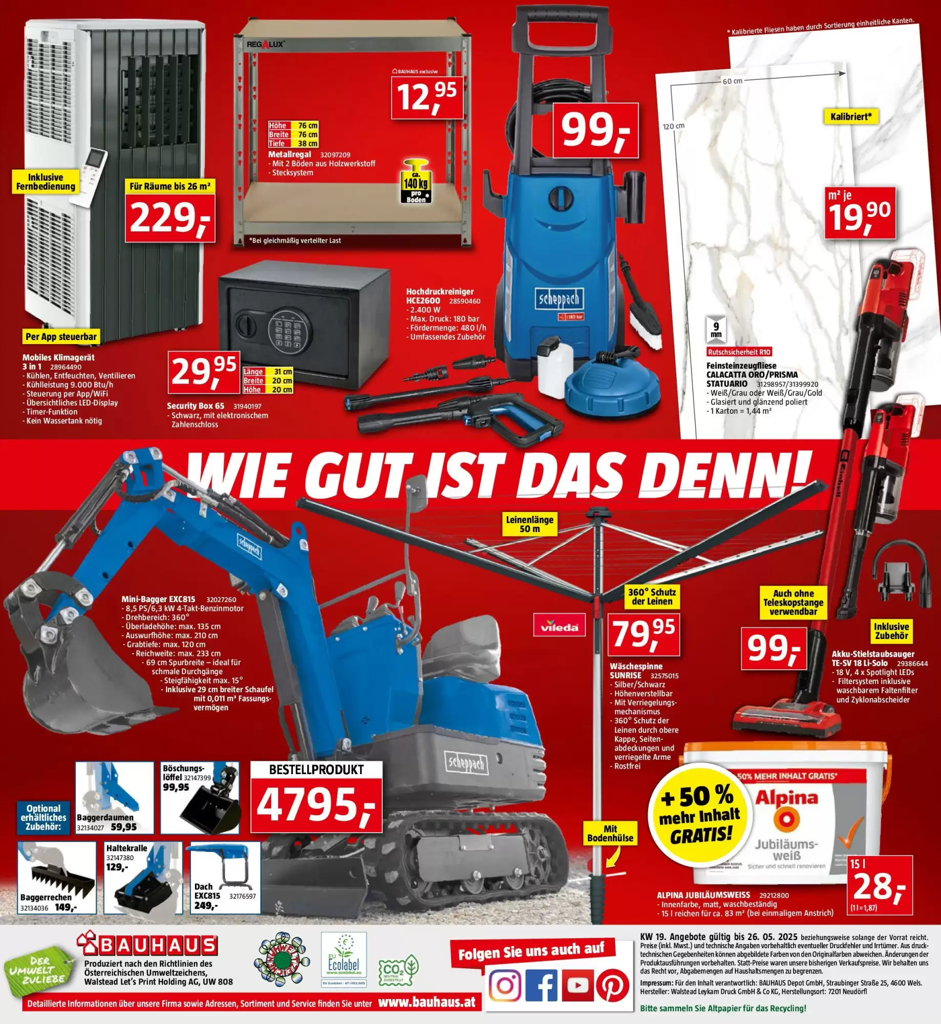 Bauhaus Flugblatt - 07-05-2025 ( ist gültig von 07-05-2025 bis 26-05-2025)