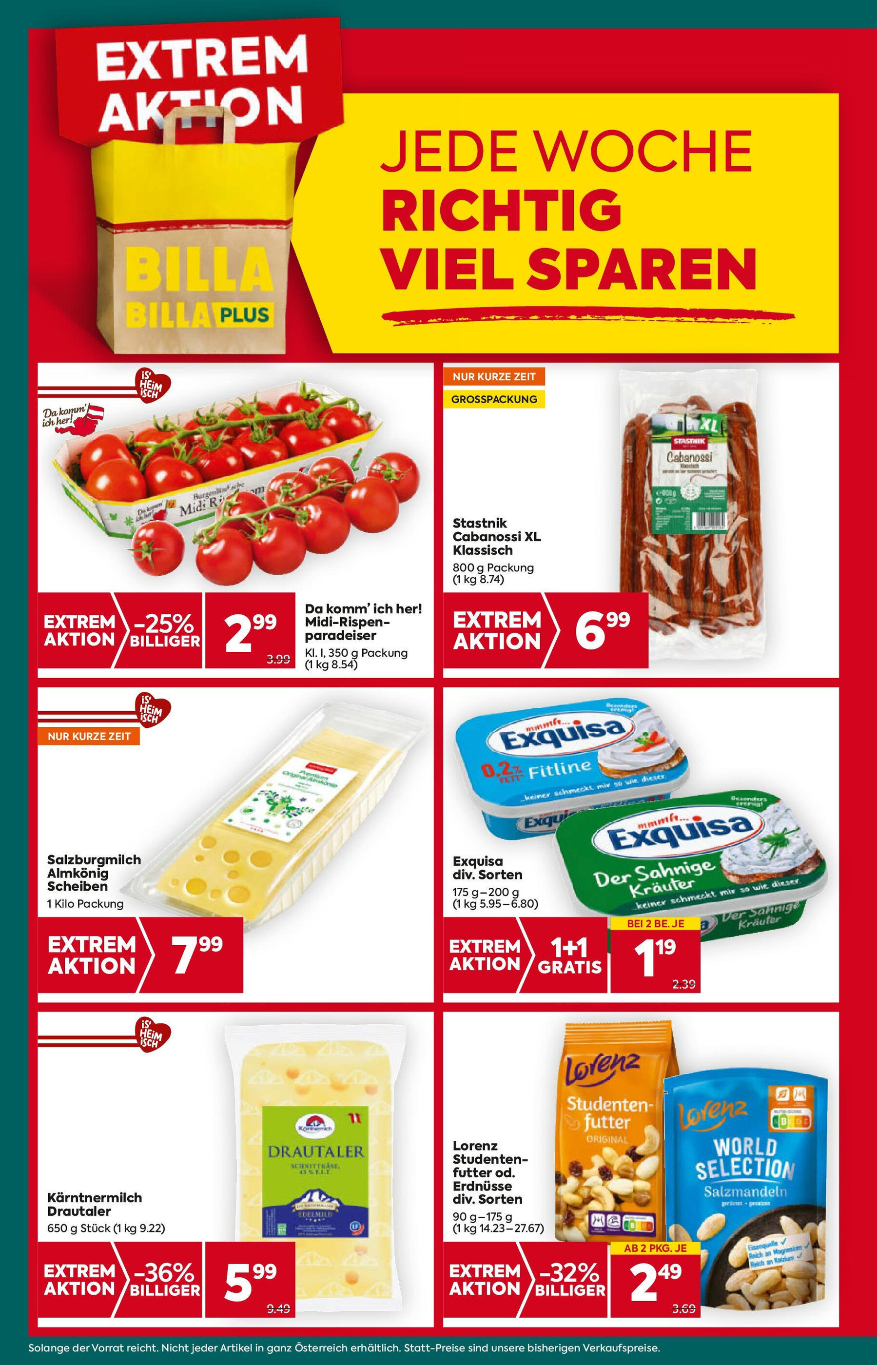 Billa Flugblatt woche 14 - 03-04-2025