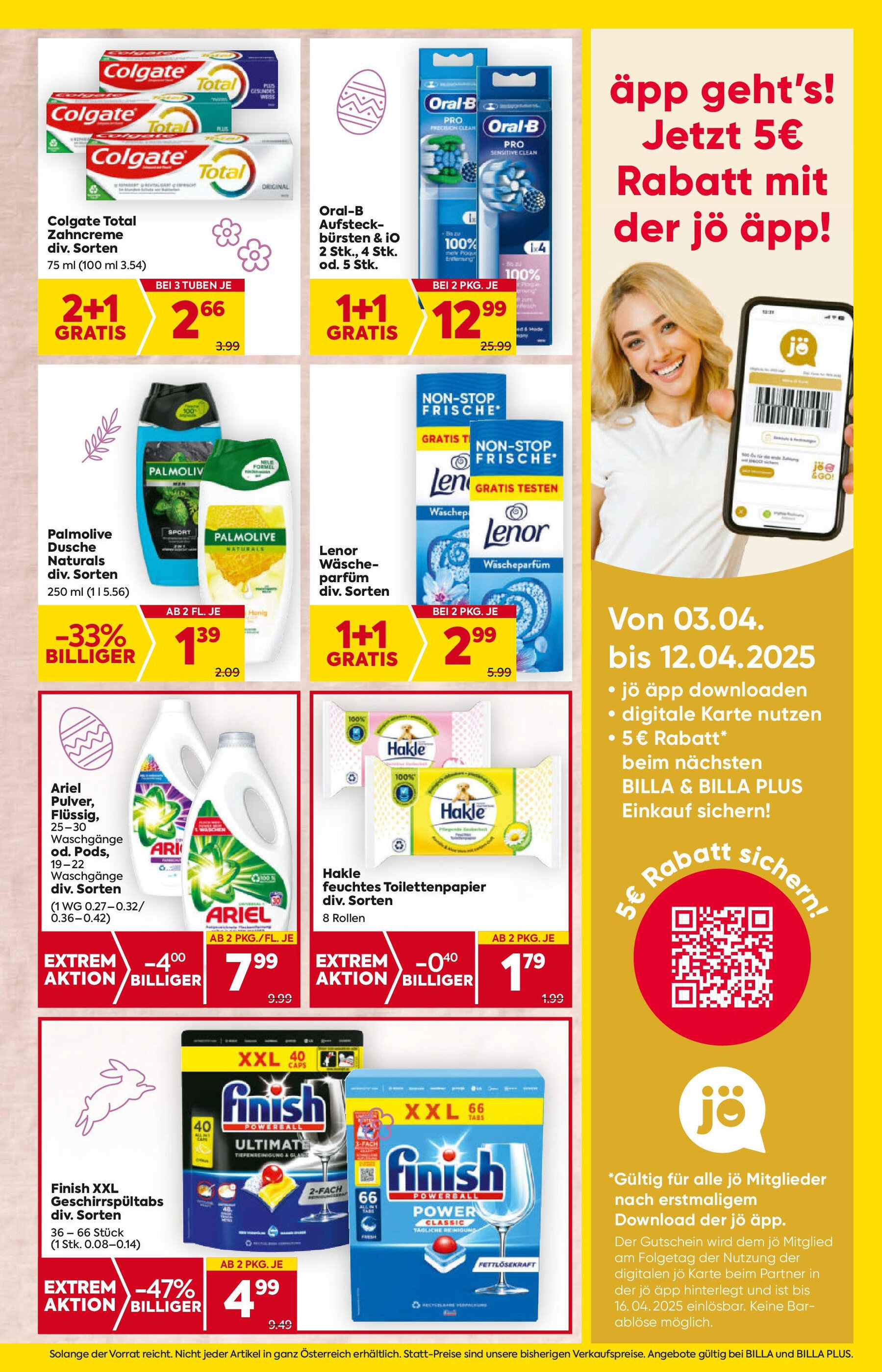 Billa Flugblatt woche 14 - 03-04-2025