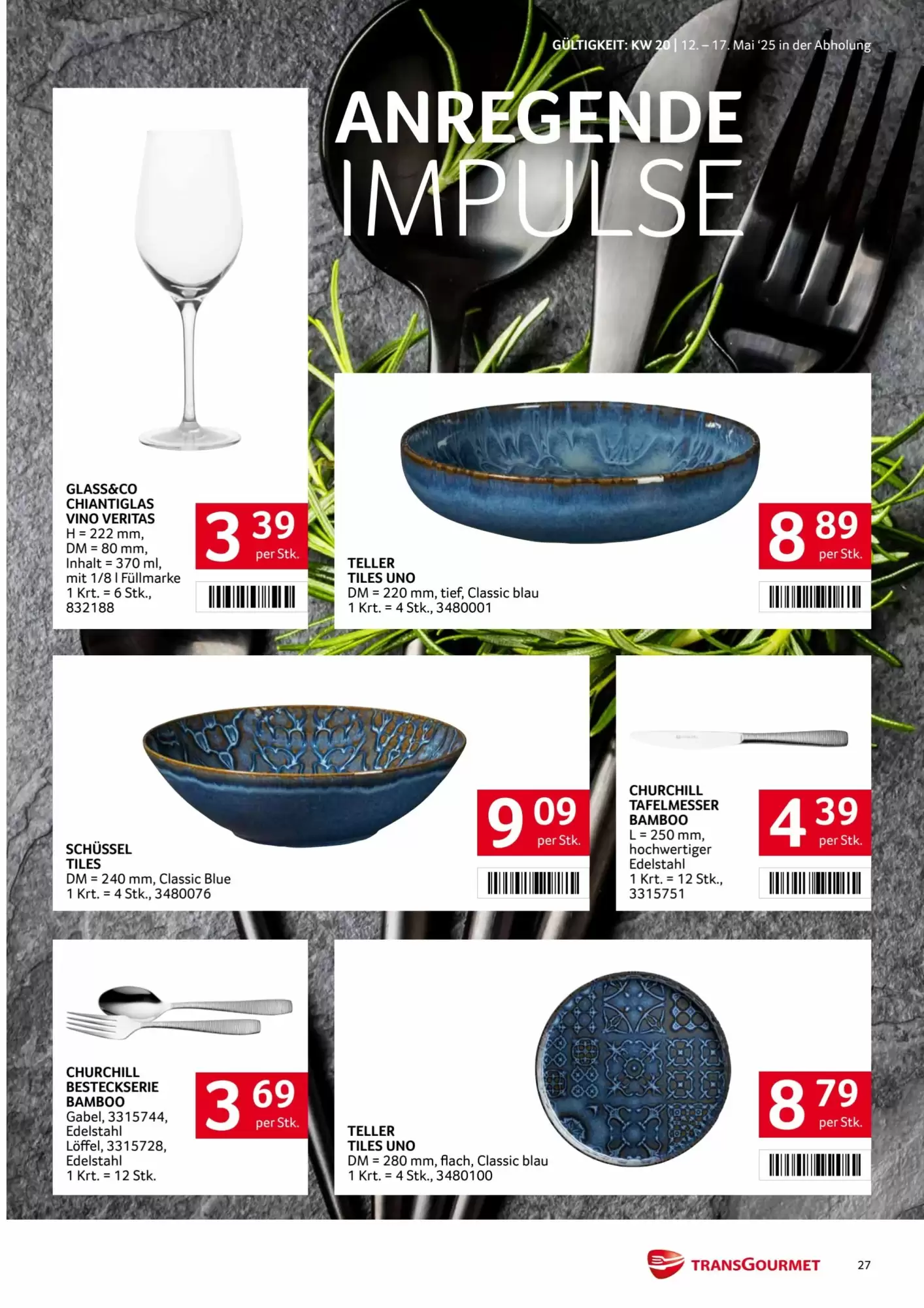 Transgourmet Flugblatt woche 20 - 12-05-2025