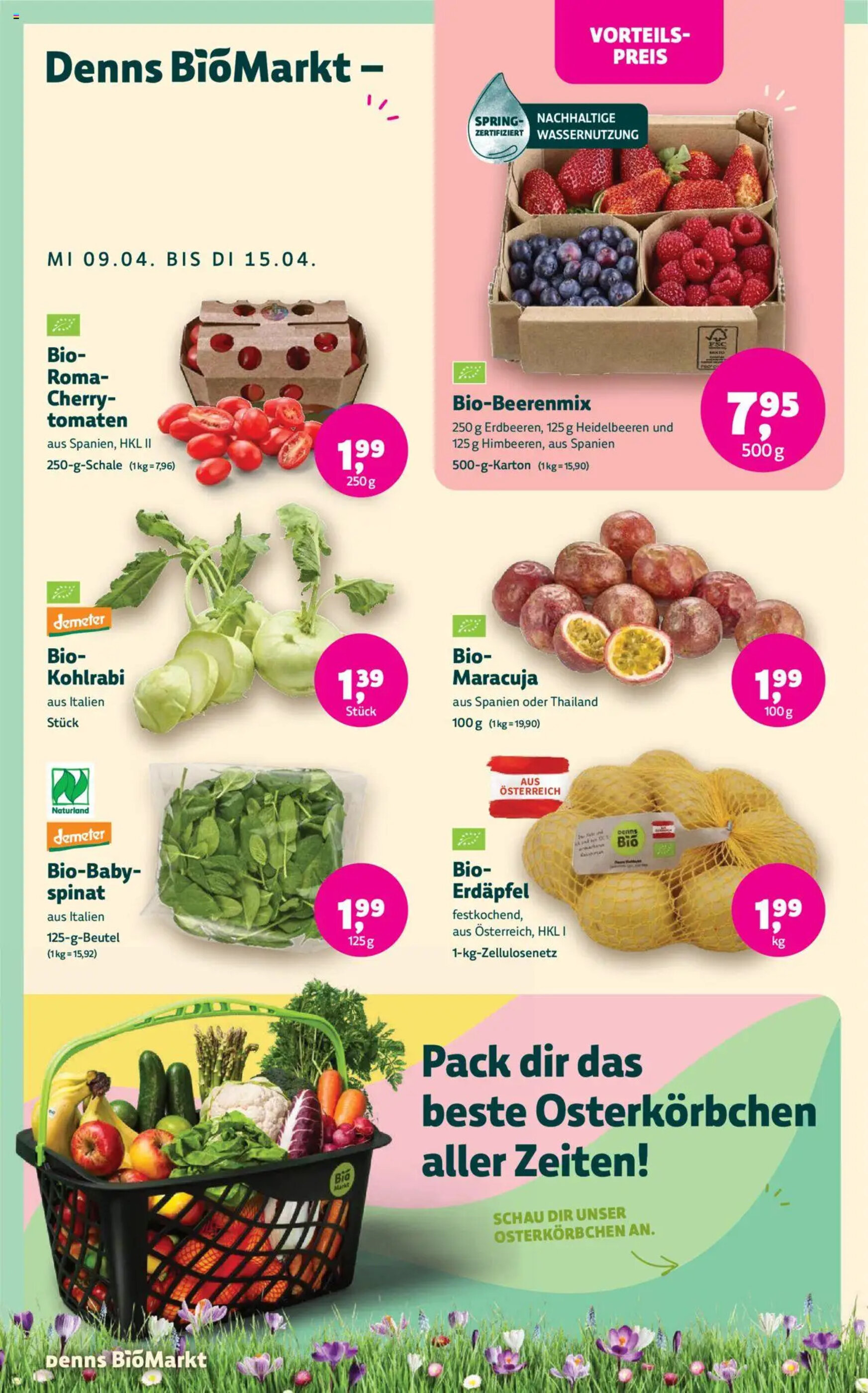 Denn's Biomarkt Flugblatt - 09-04-2025