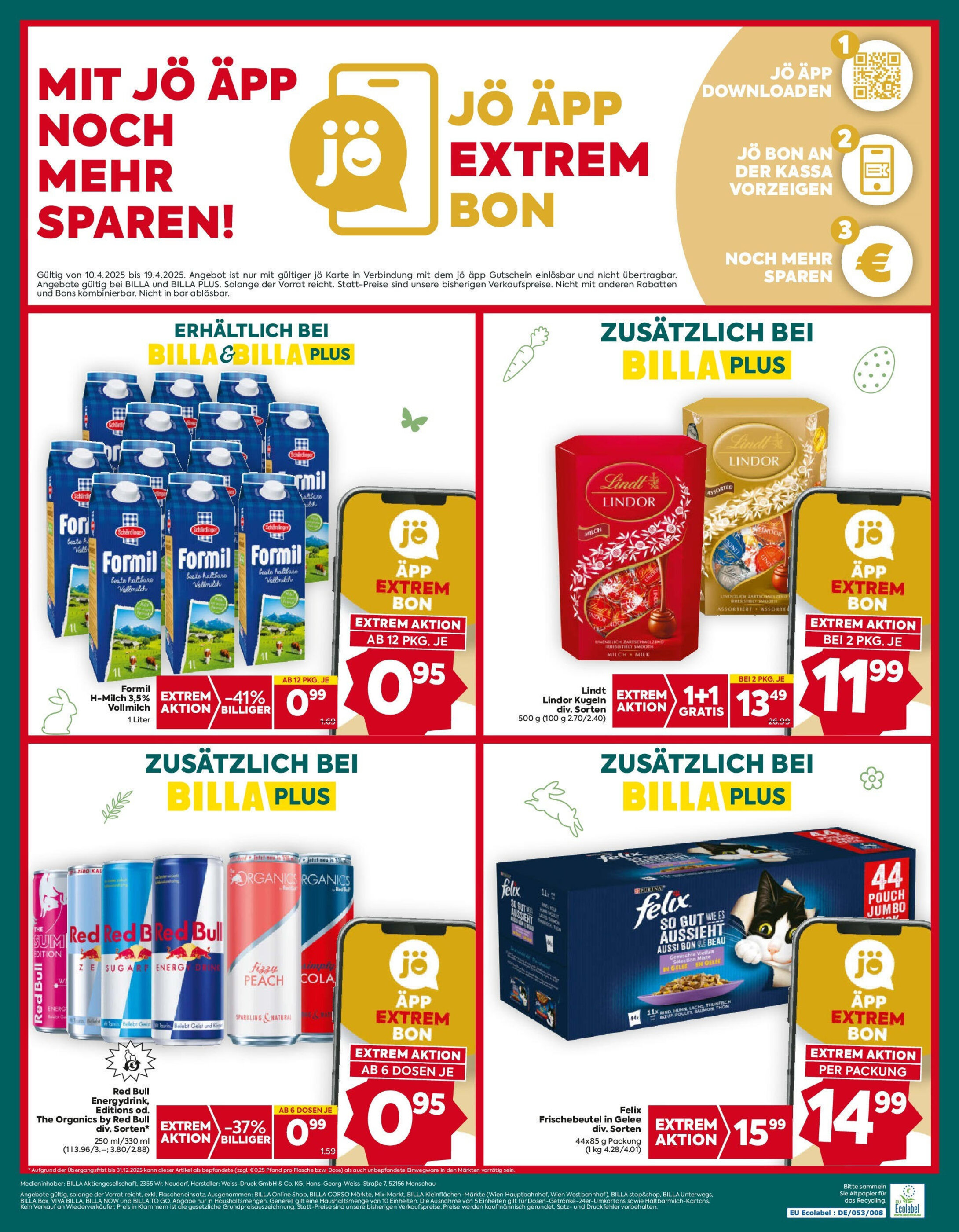 Billa Flugblatt - 10-04-2025