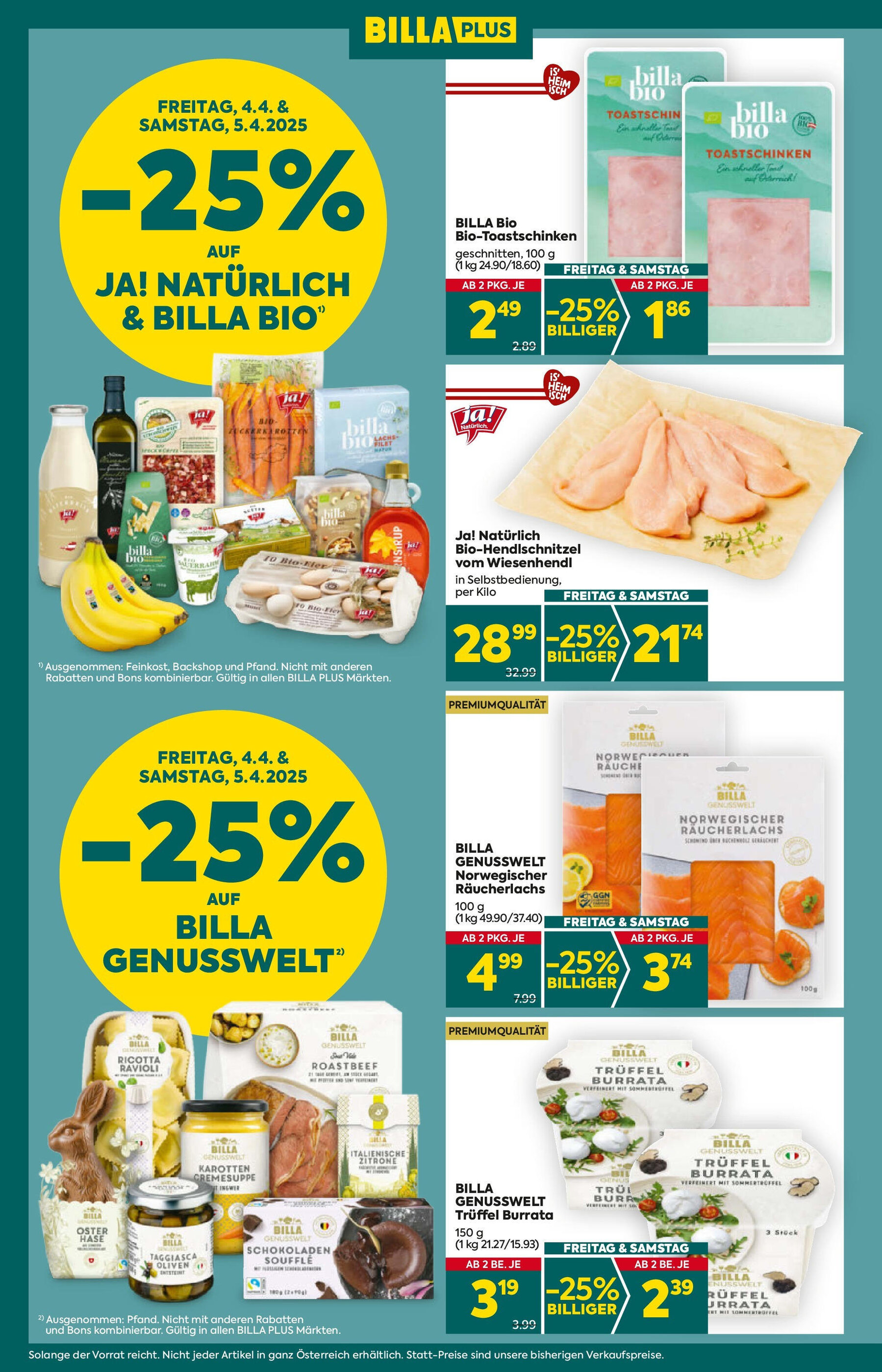Billa Flugblatt woche 14 - 03-04-2025