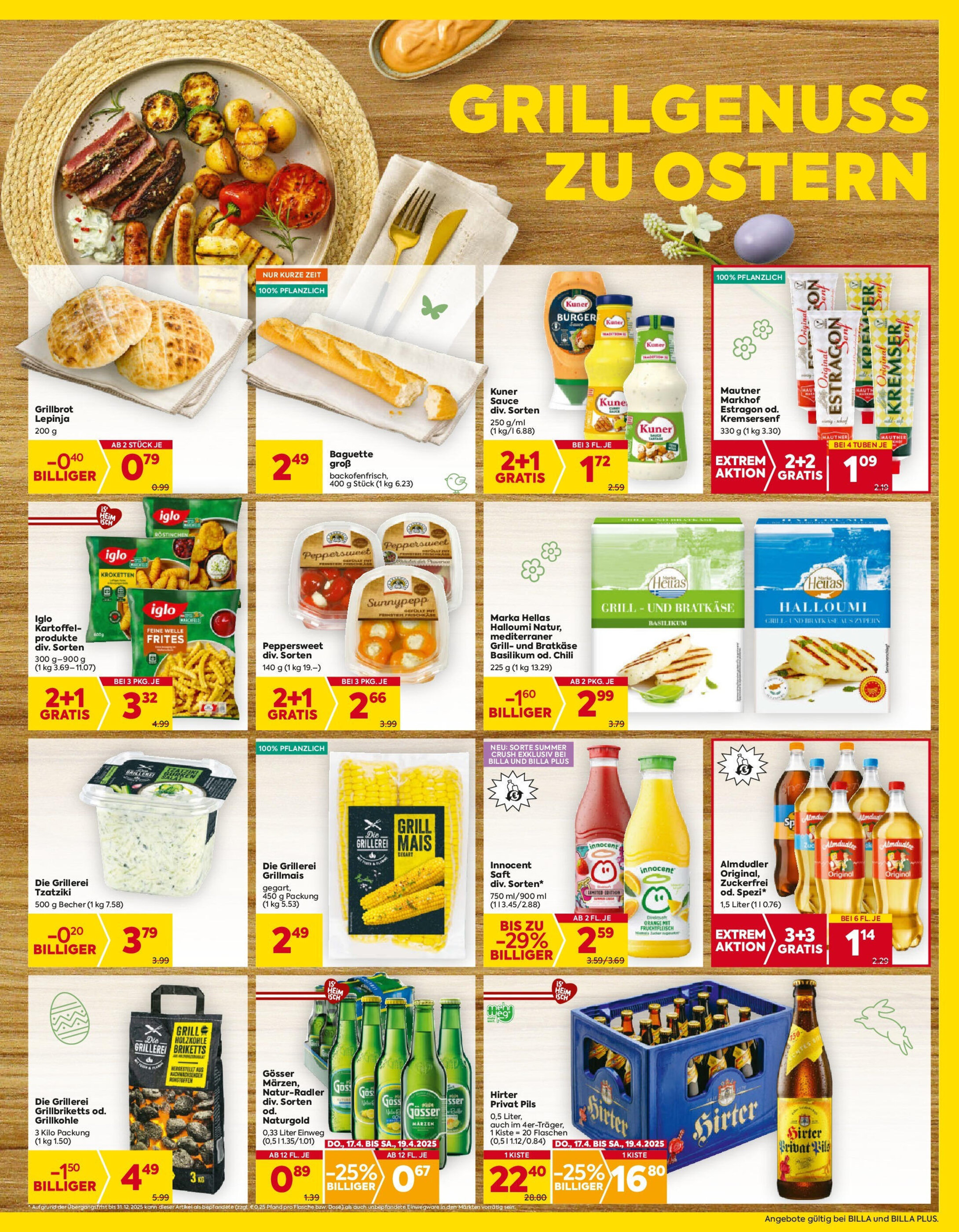 Billa Flugblatt - 10-04-2025