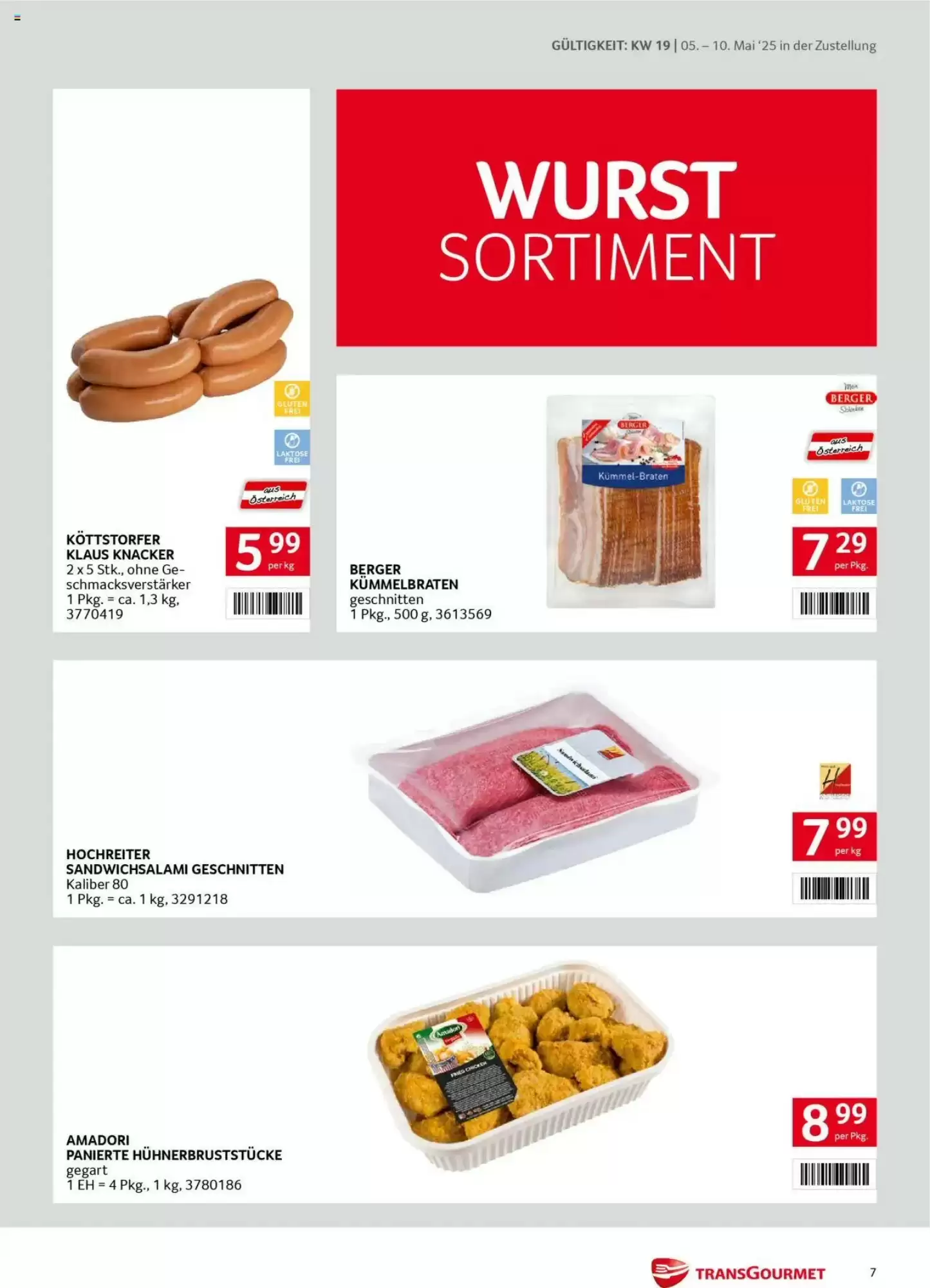 Transgourmet Flugblatt woche 19 - 05-05-2025