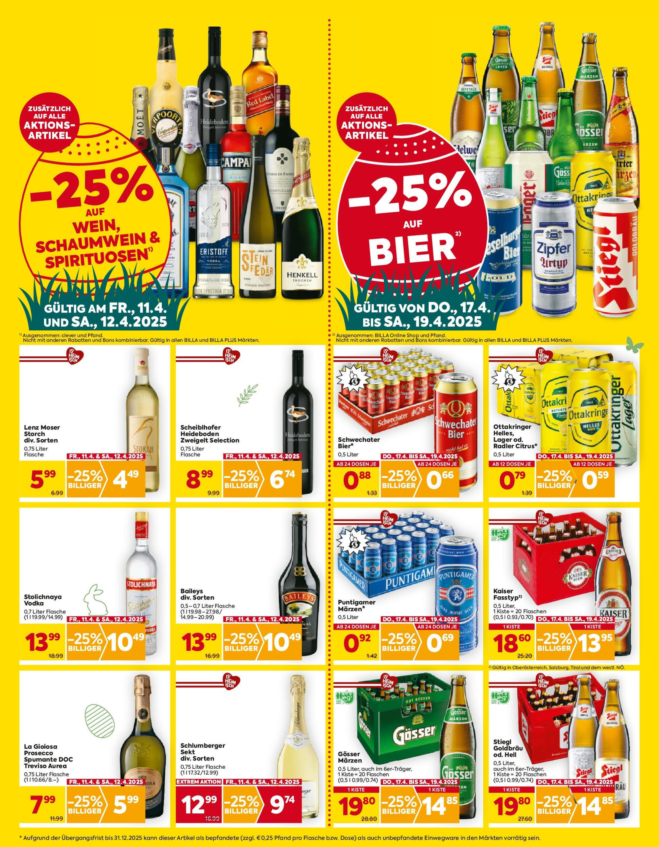 Billa Flugblatt - 10-04-2025