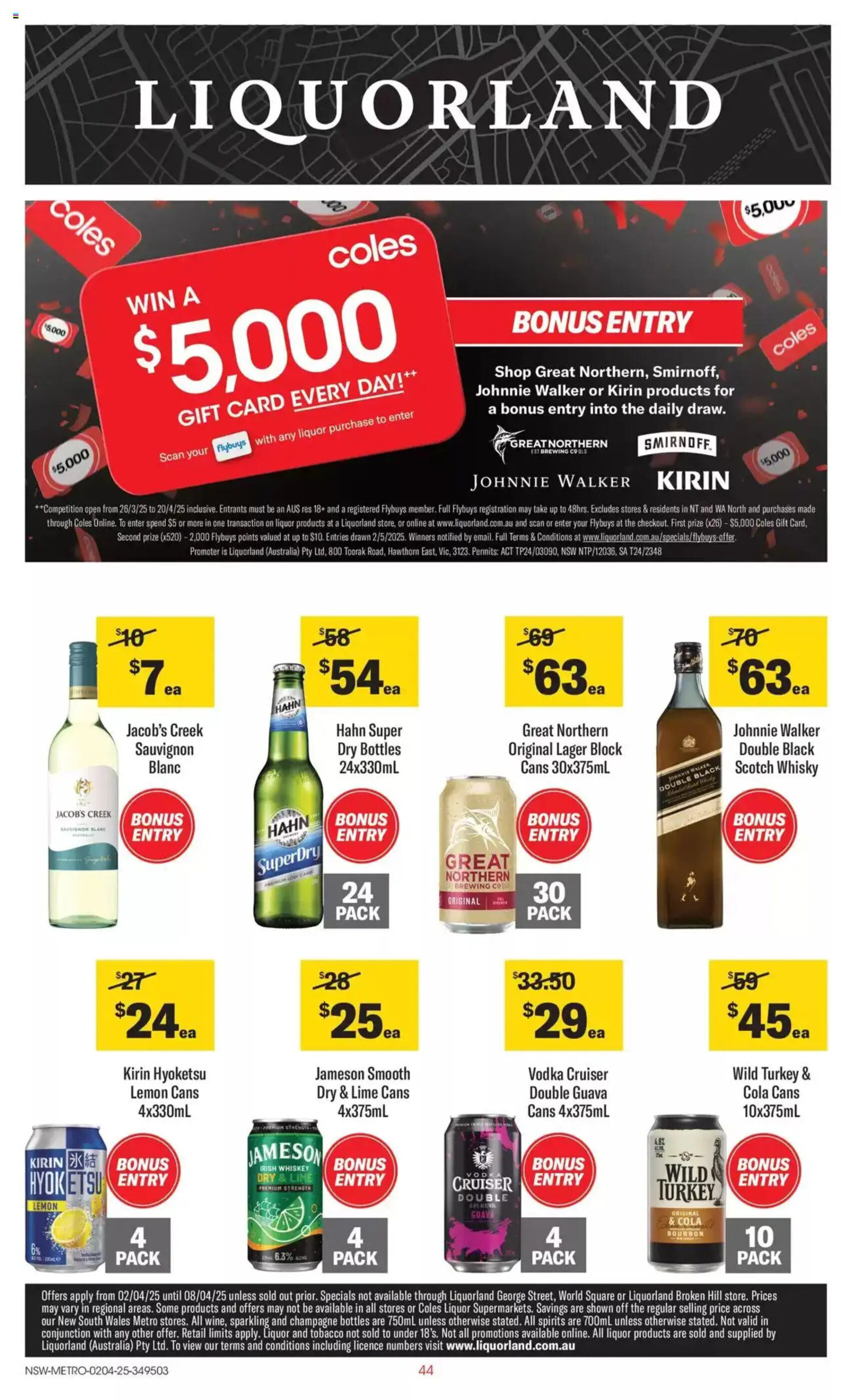 Liquorland catalogue week 14 - 02-04-2025