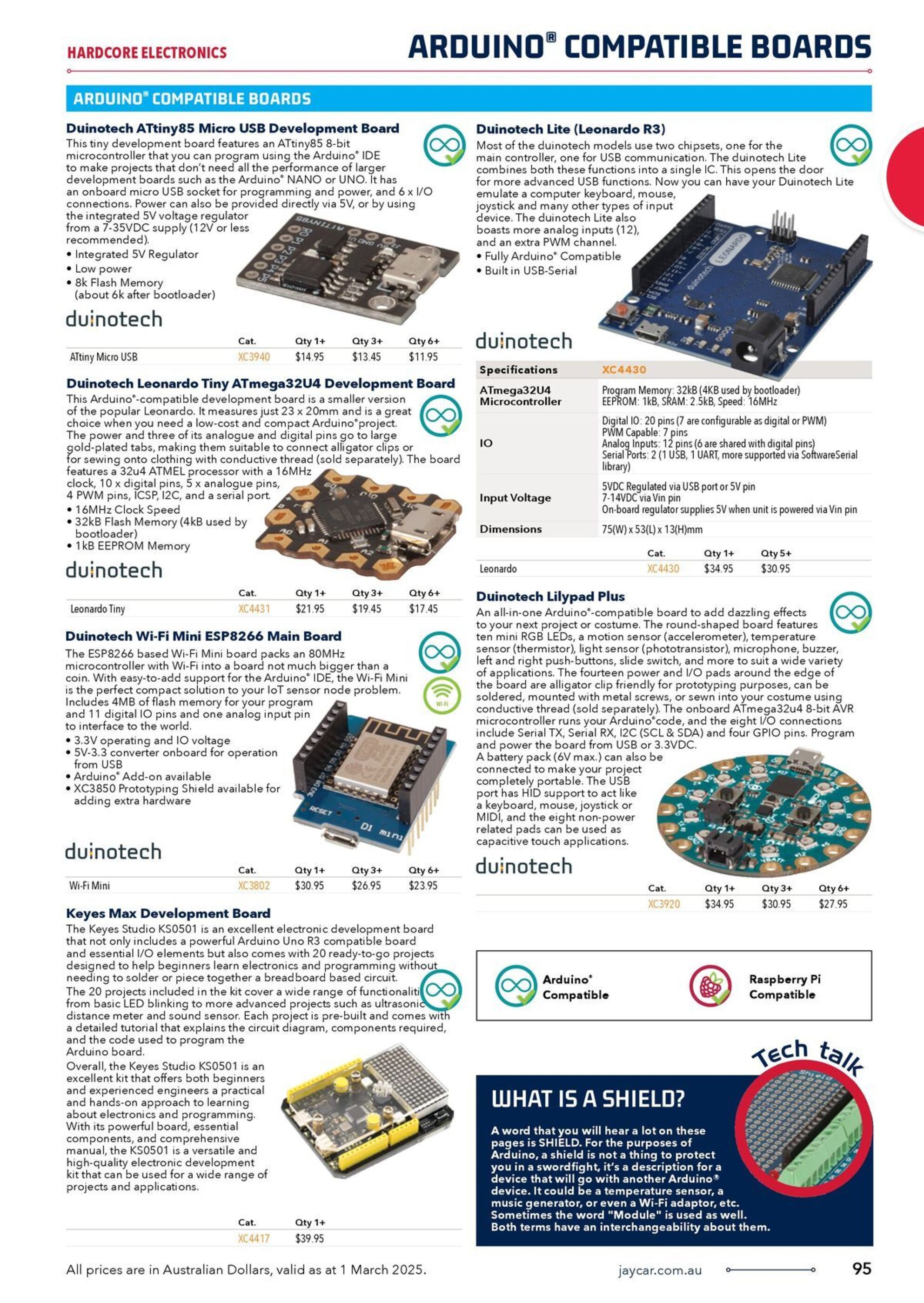 Jaycar Electronics catalogue - 04-03-2025