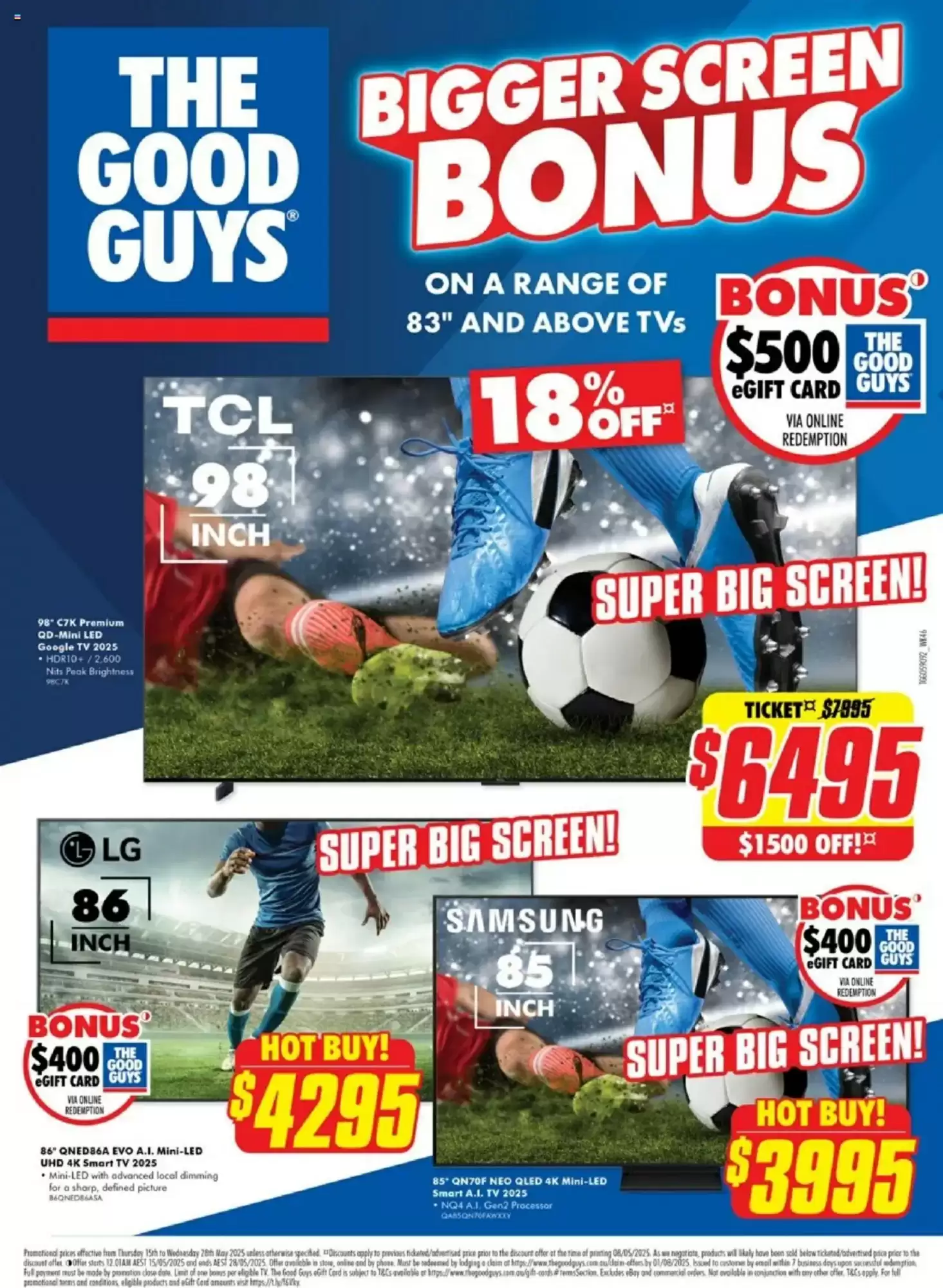 The Good Guys catalogue - 14-05-2025 ( is valid from 14-05-2025 until 28-05-2025) | 1