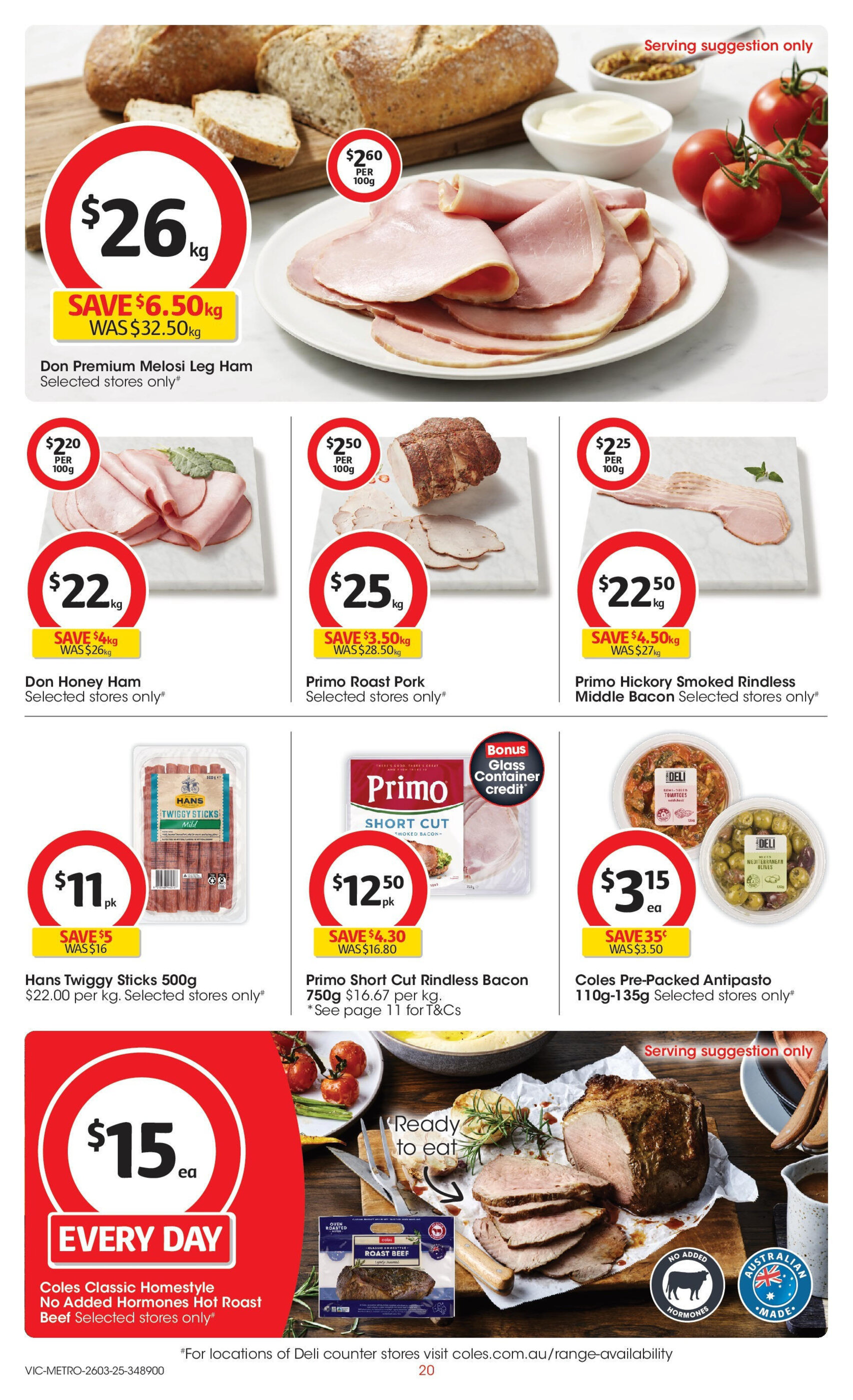 Coles catalogue week 13 - 25-03-2025