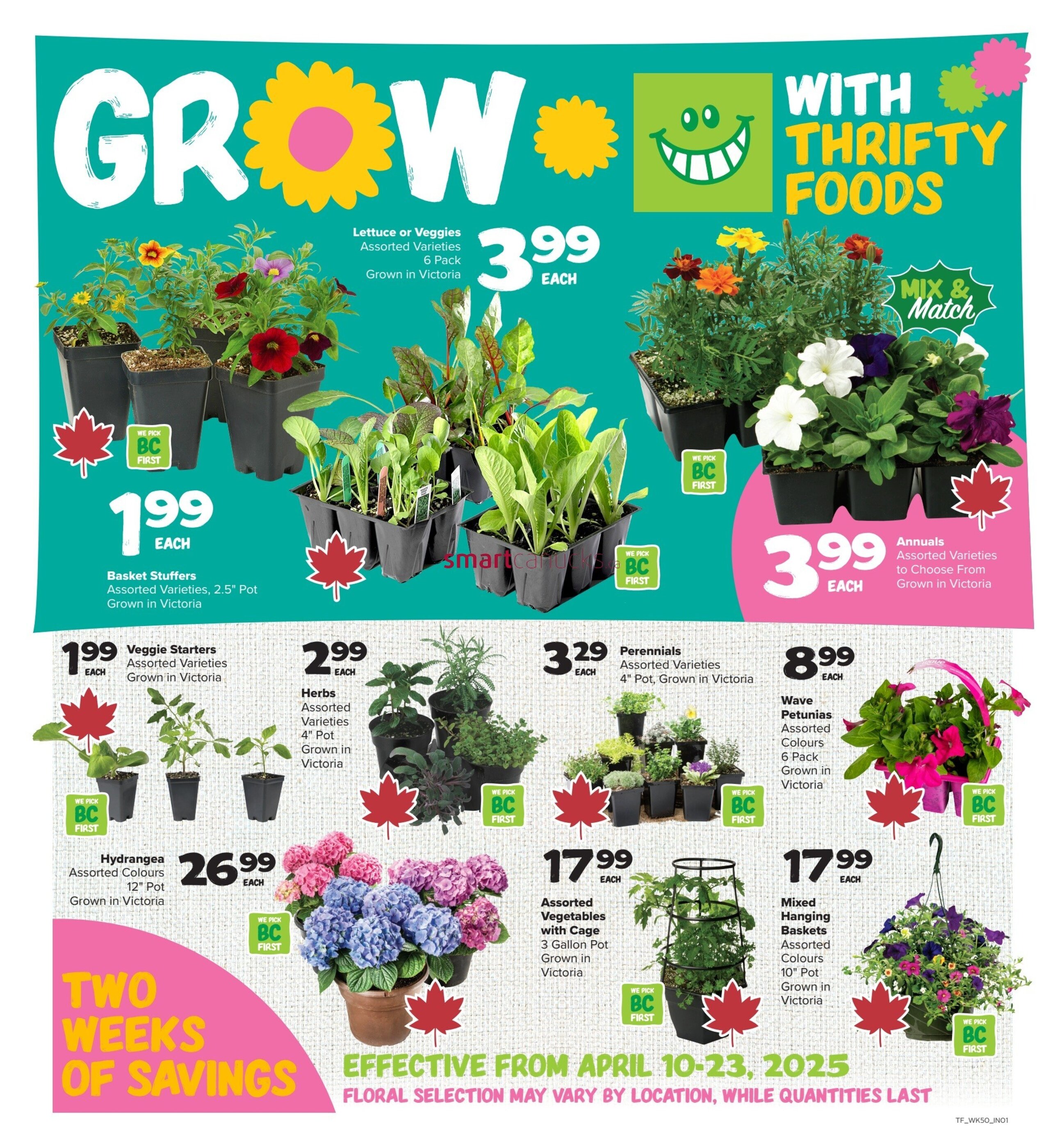 Thrifty Foods flyer week 15 - 10-04-2025