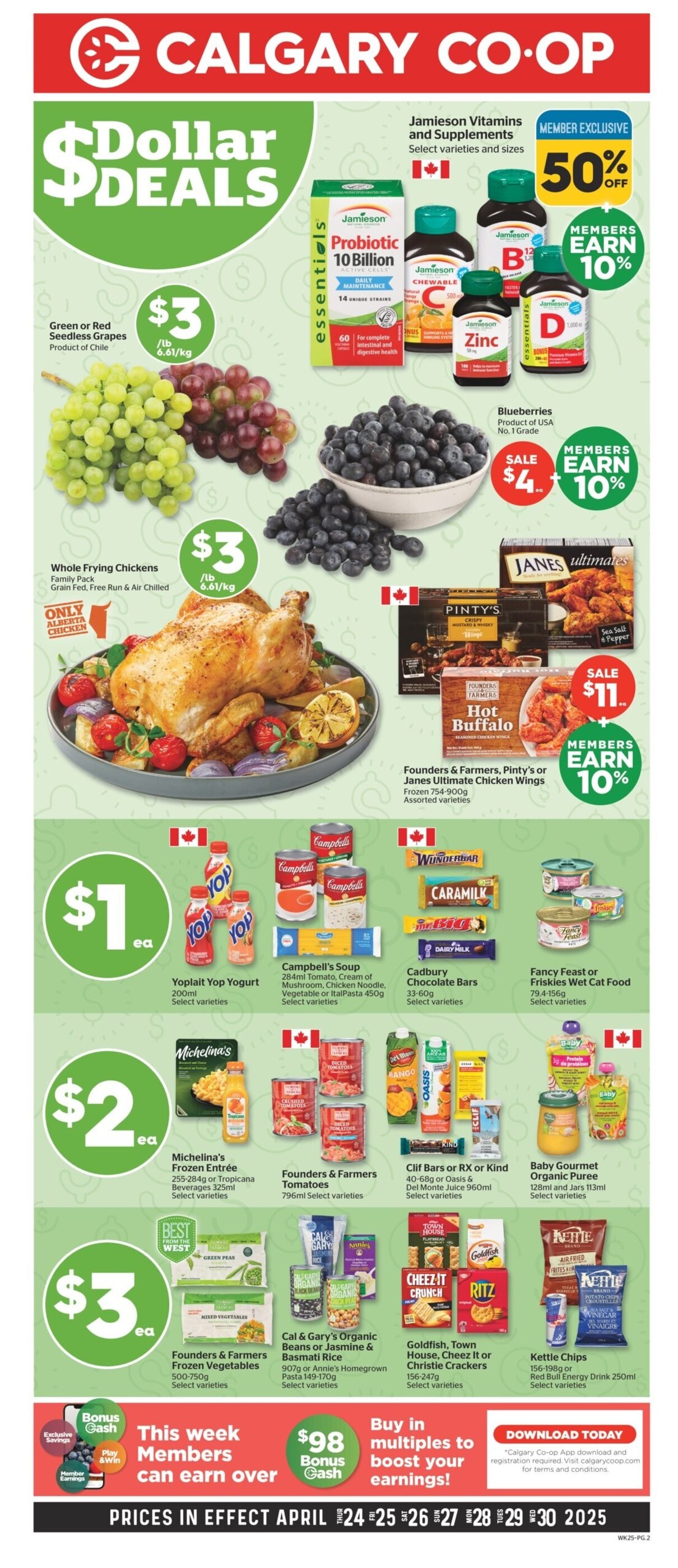 Calgary Co-op flyer week 17 - 23-04-2025