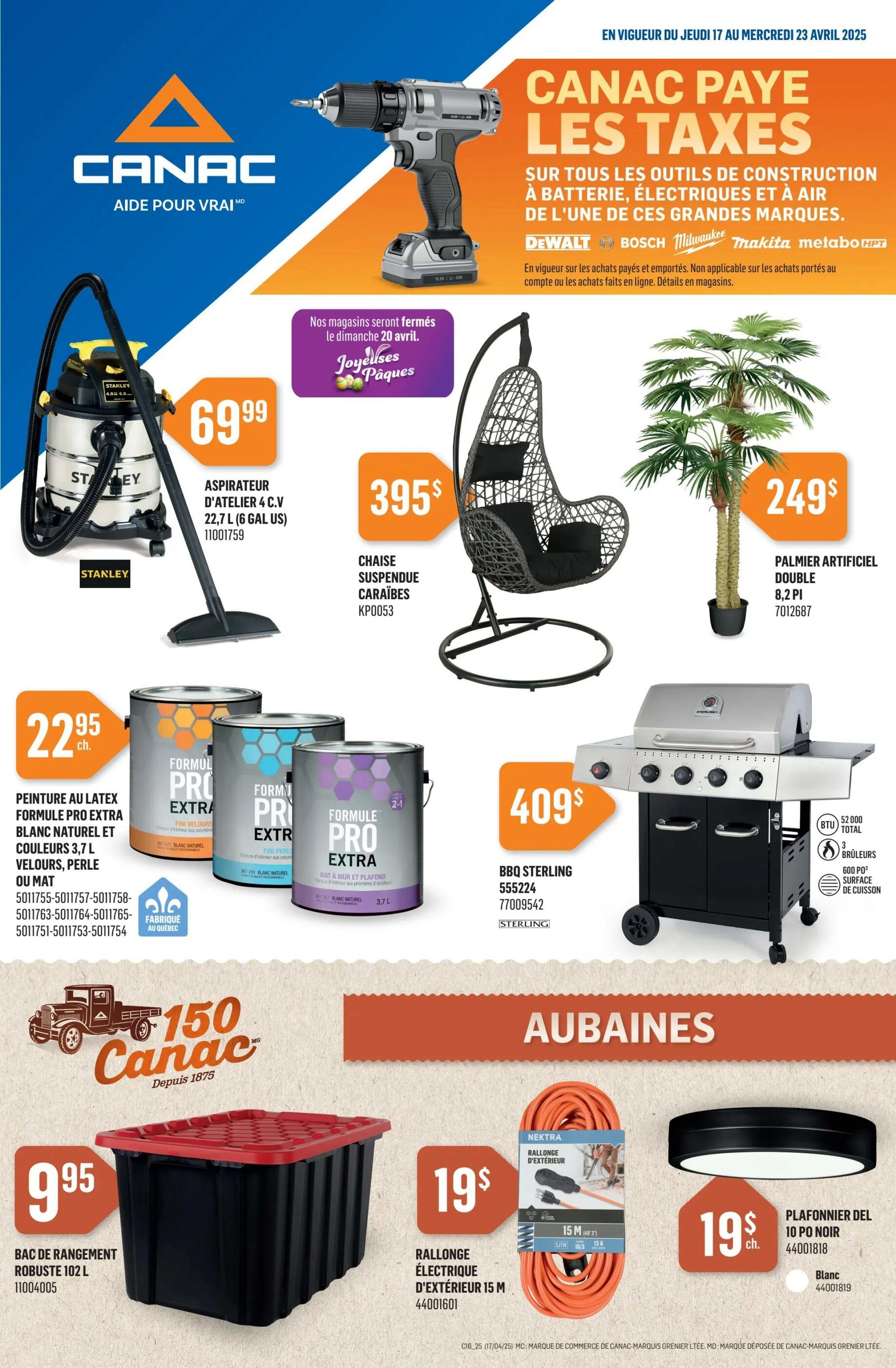 Canac flyer - 17-04-2025