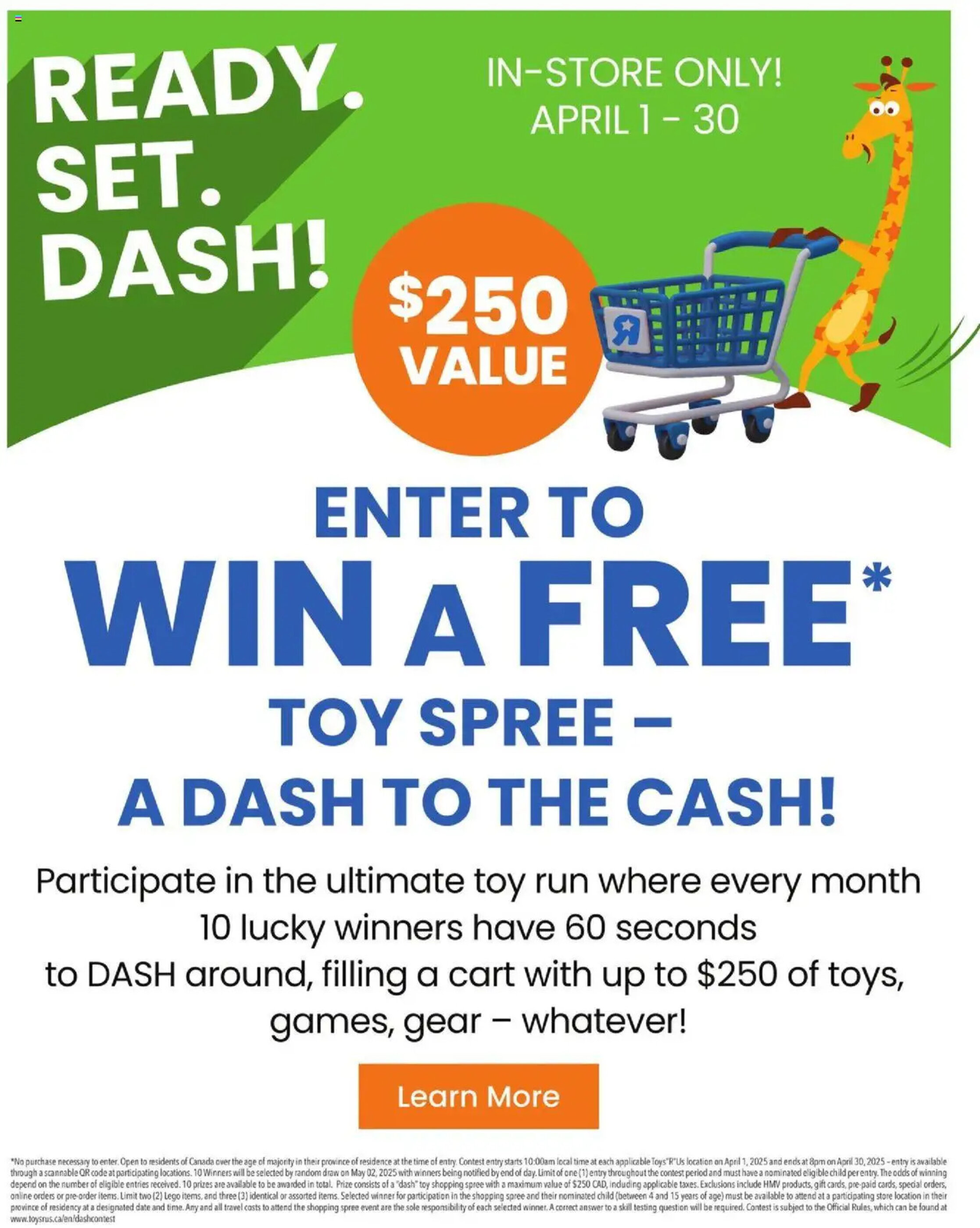 Toys R us flyer - 10-04-2025