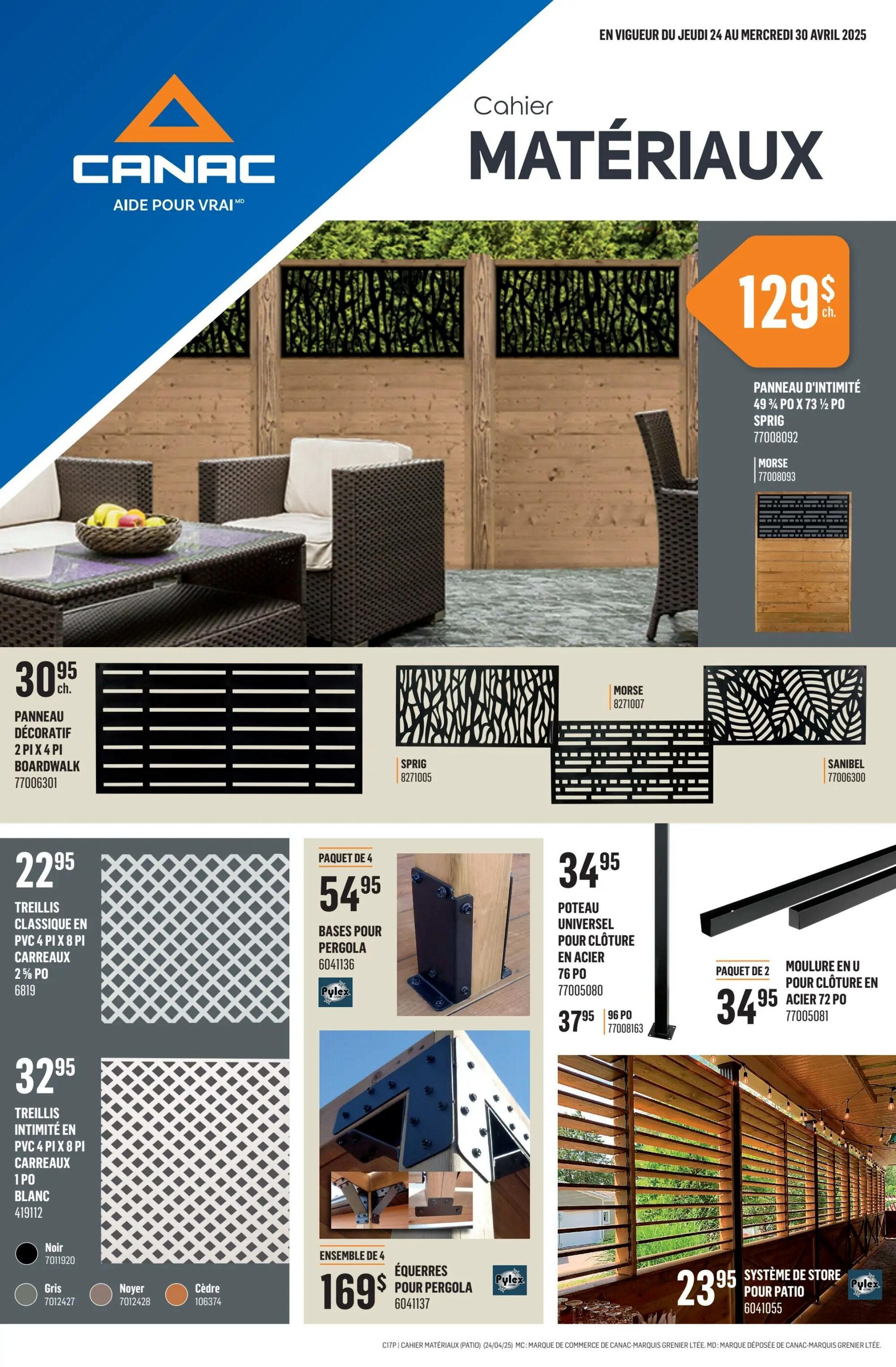 Canac flyer week 17 - 23-04-2025
