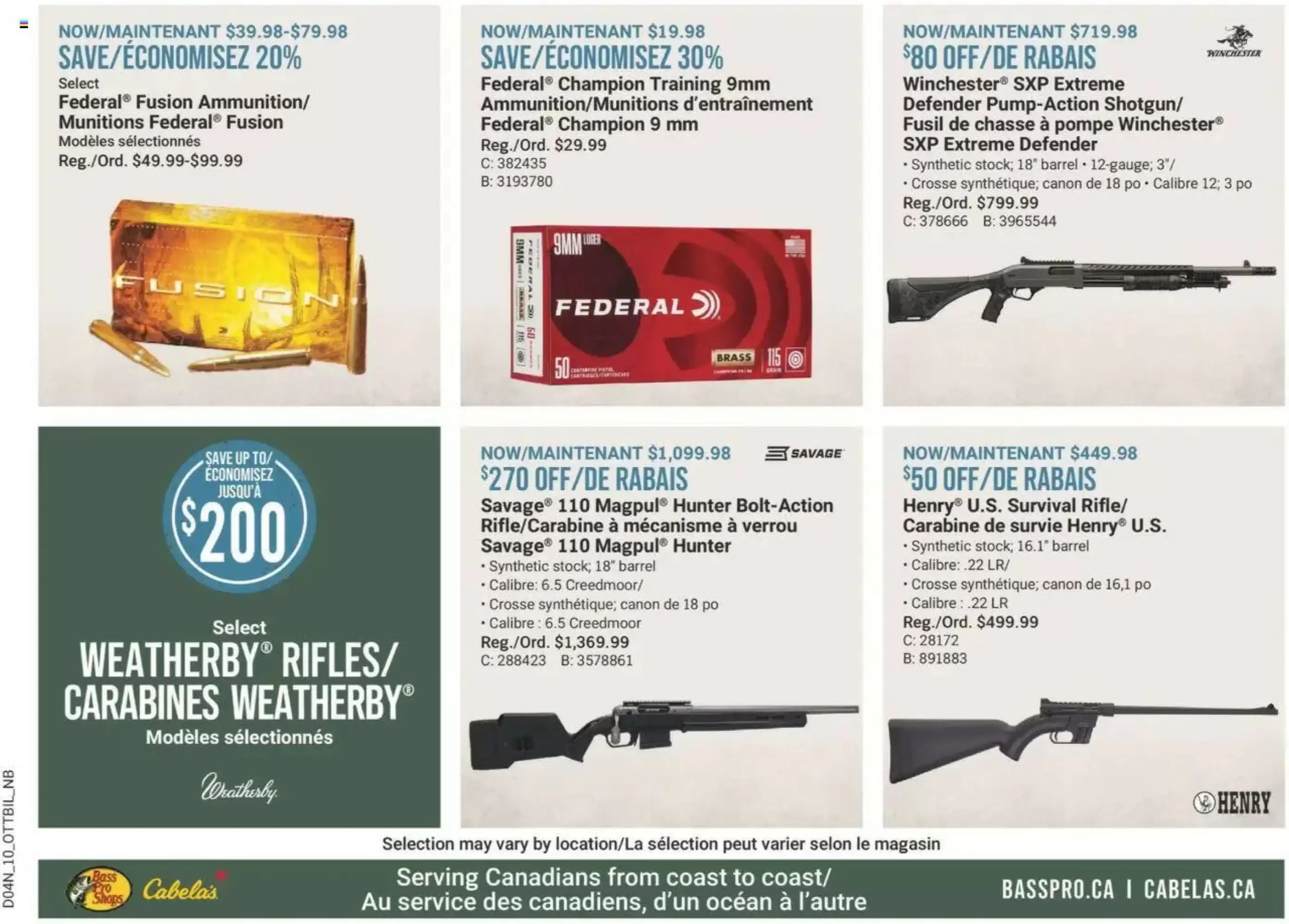 Bass Pro flyer week 18 - 01-05-2025