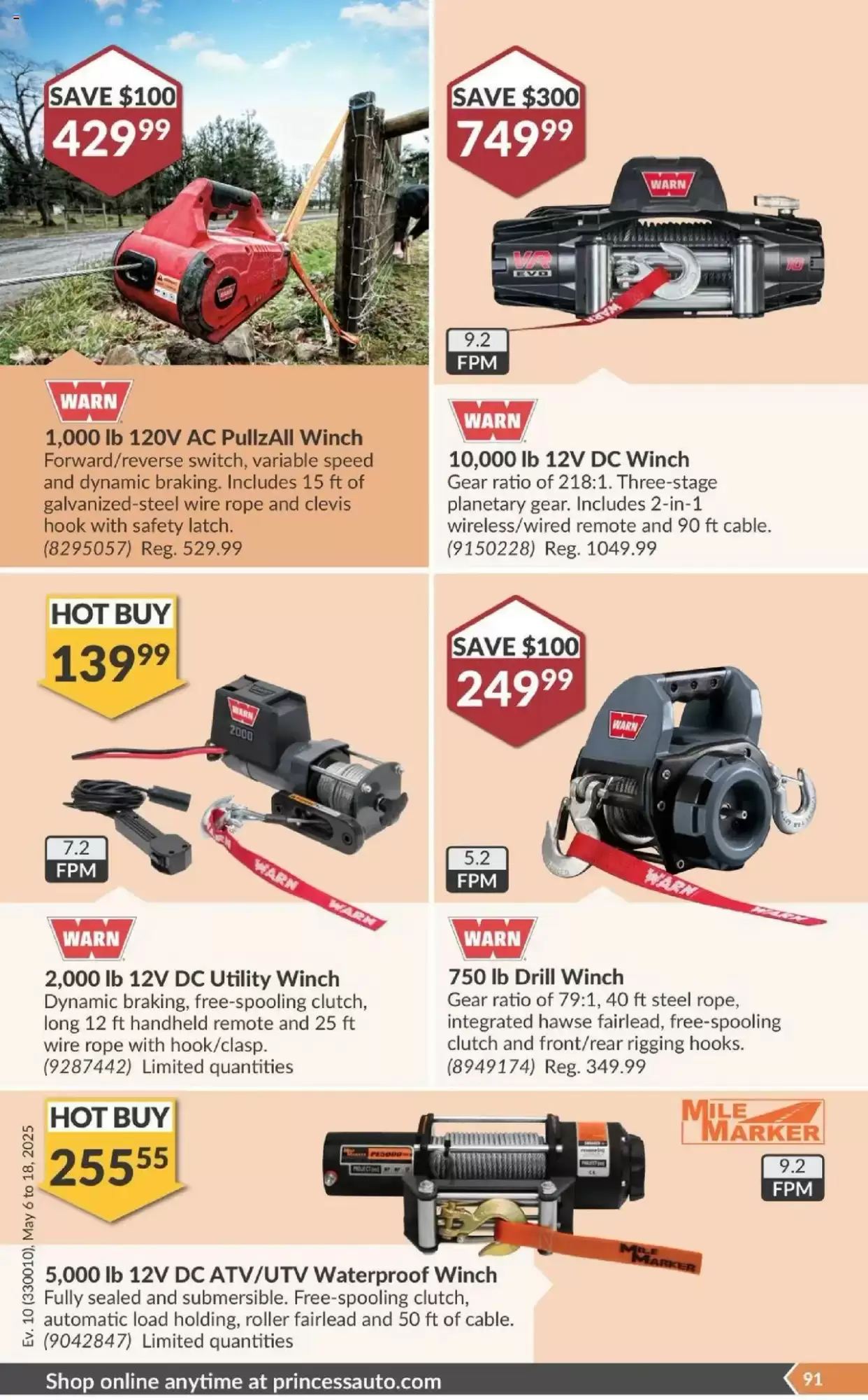 Princess Auto flyer - 06-05-2025