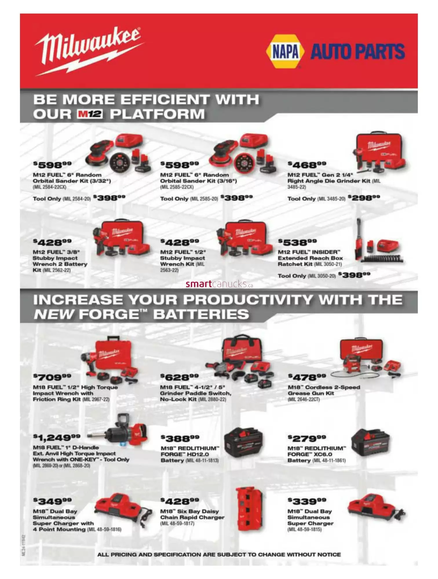 NAPA Auto Parts flyer - 01-05-2025
