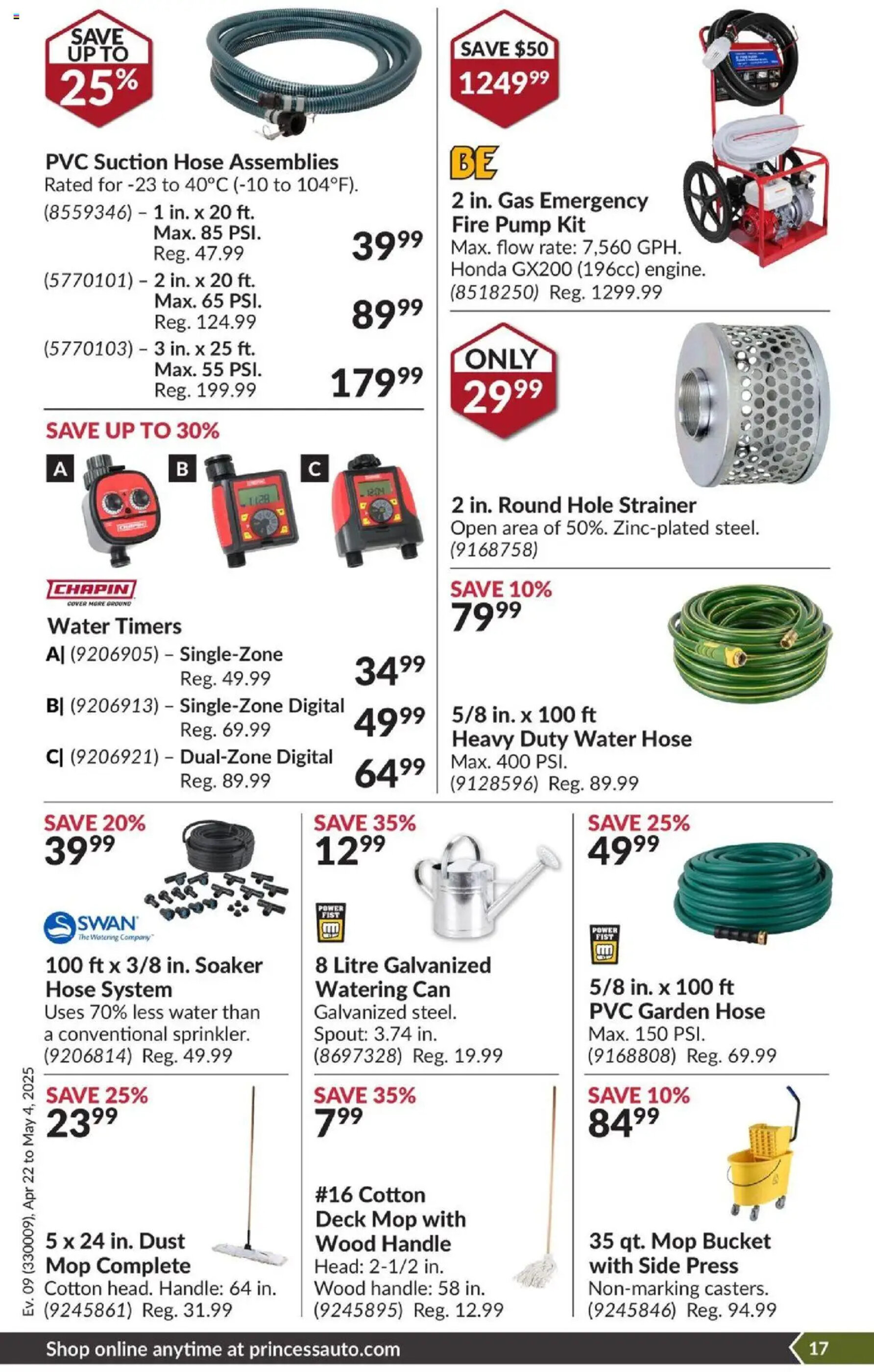 Princess Auto flyer - 22-04-2025