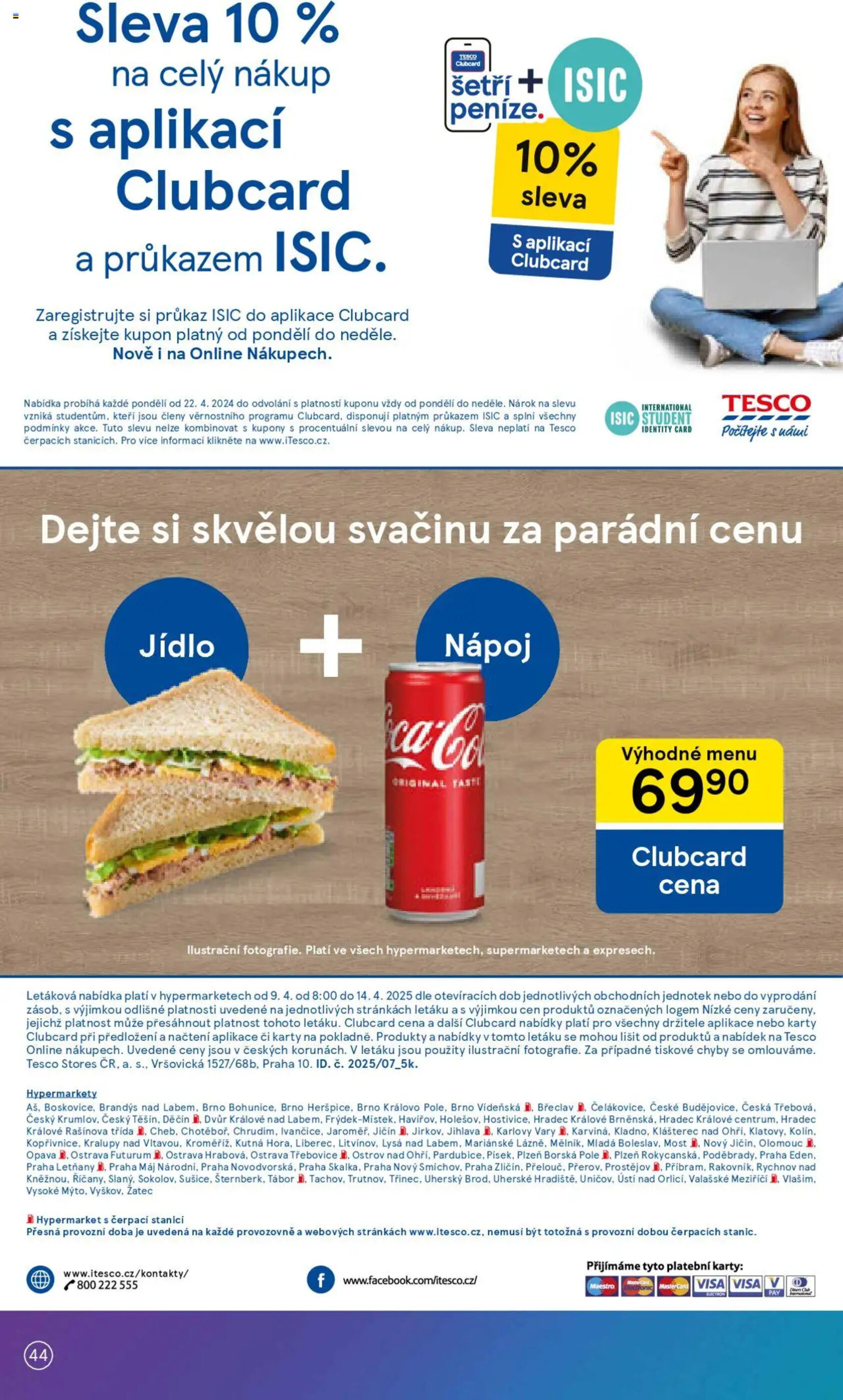Tesco leták týden 15 - 09-04-2025