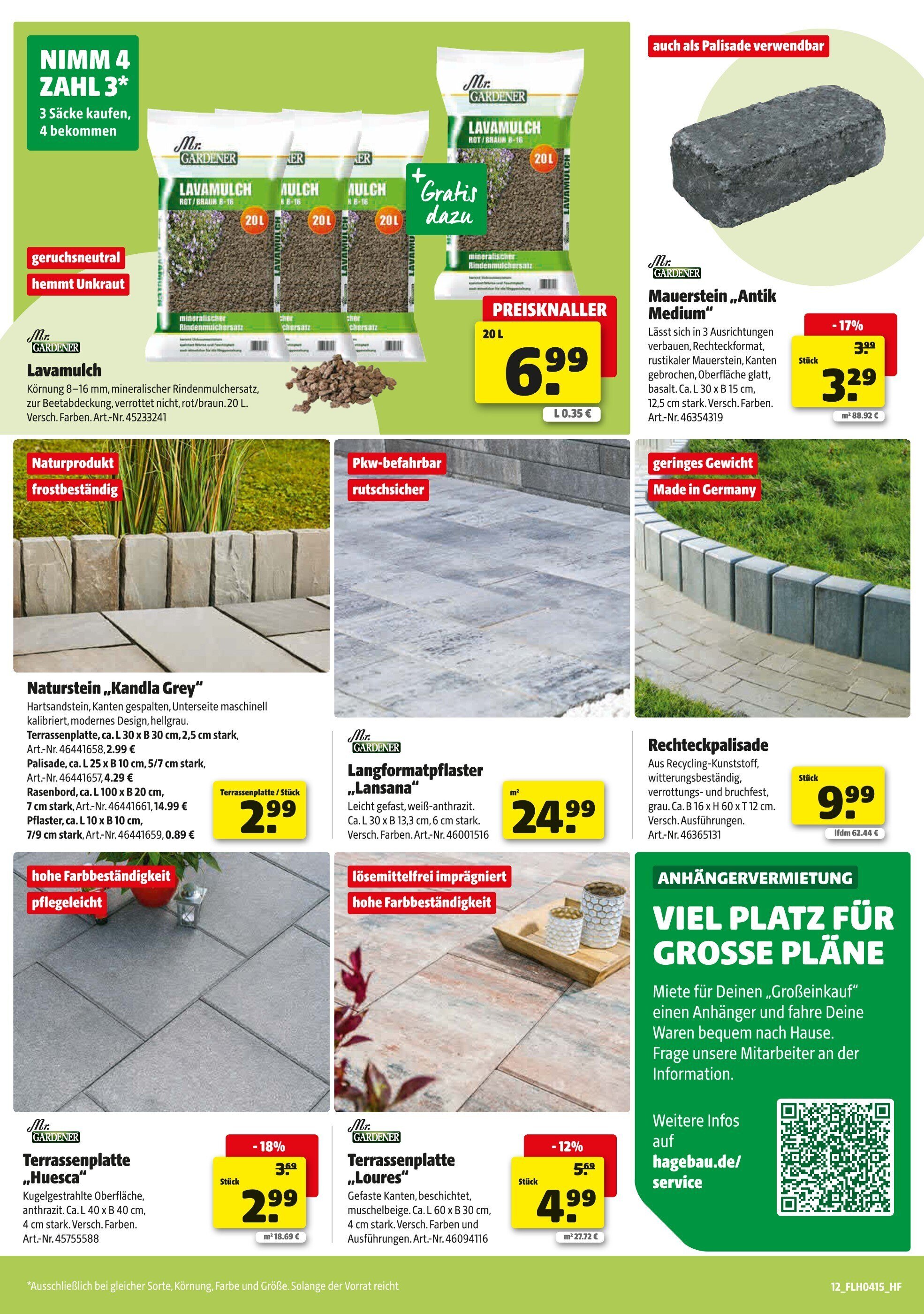 Hagebau Prospekt woche 14 - 05-04-2025