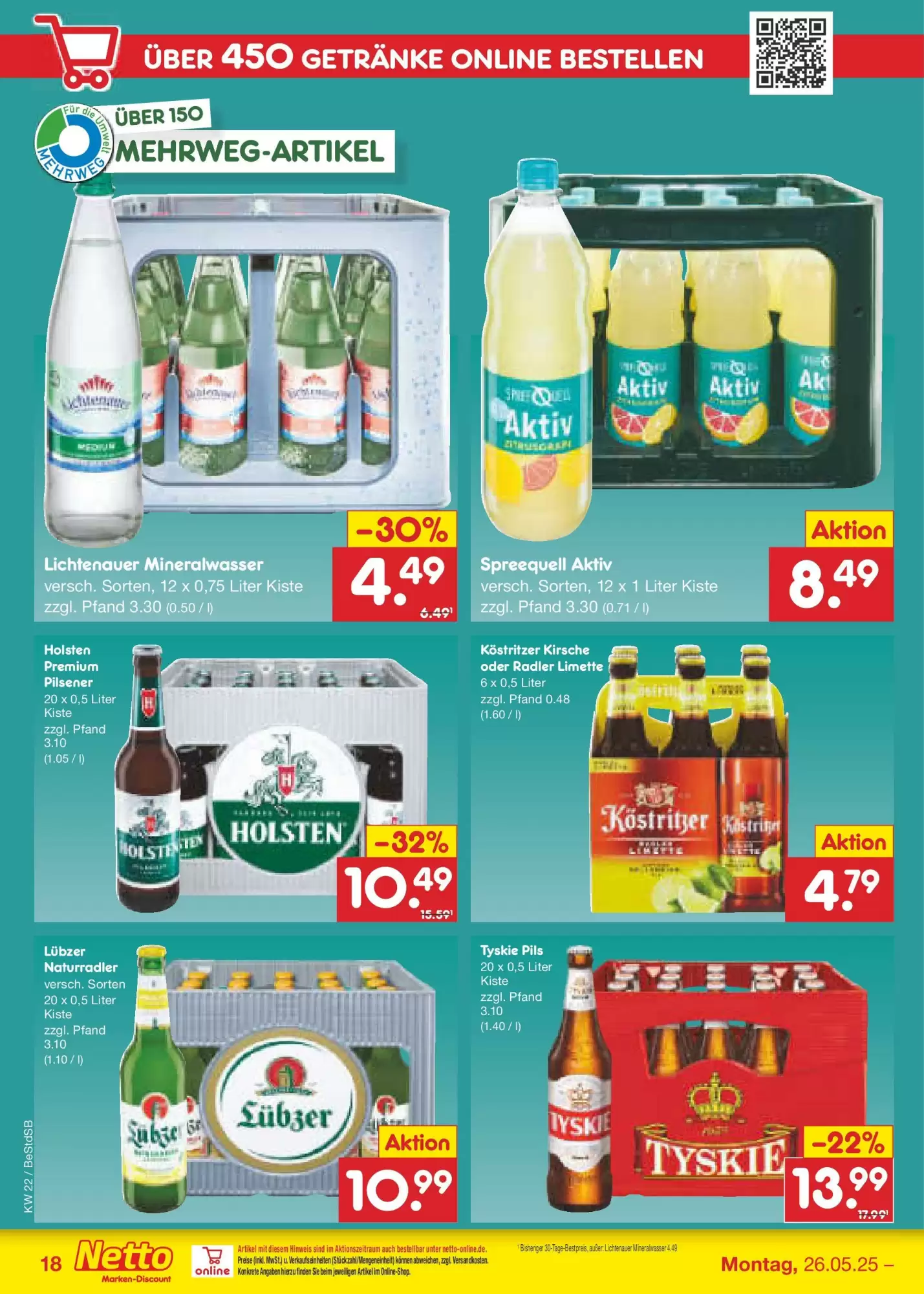 Netto Marken-Discount Prospekt woche 22 - 25-05-2025 ( ist gültig von 25-05-2025 bis 31-05-2025)