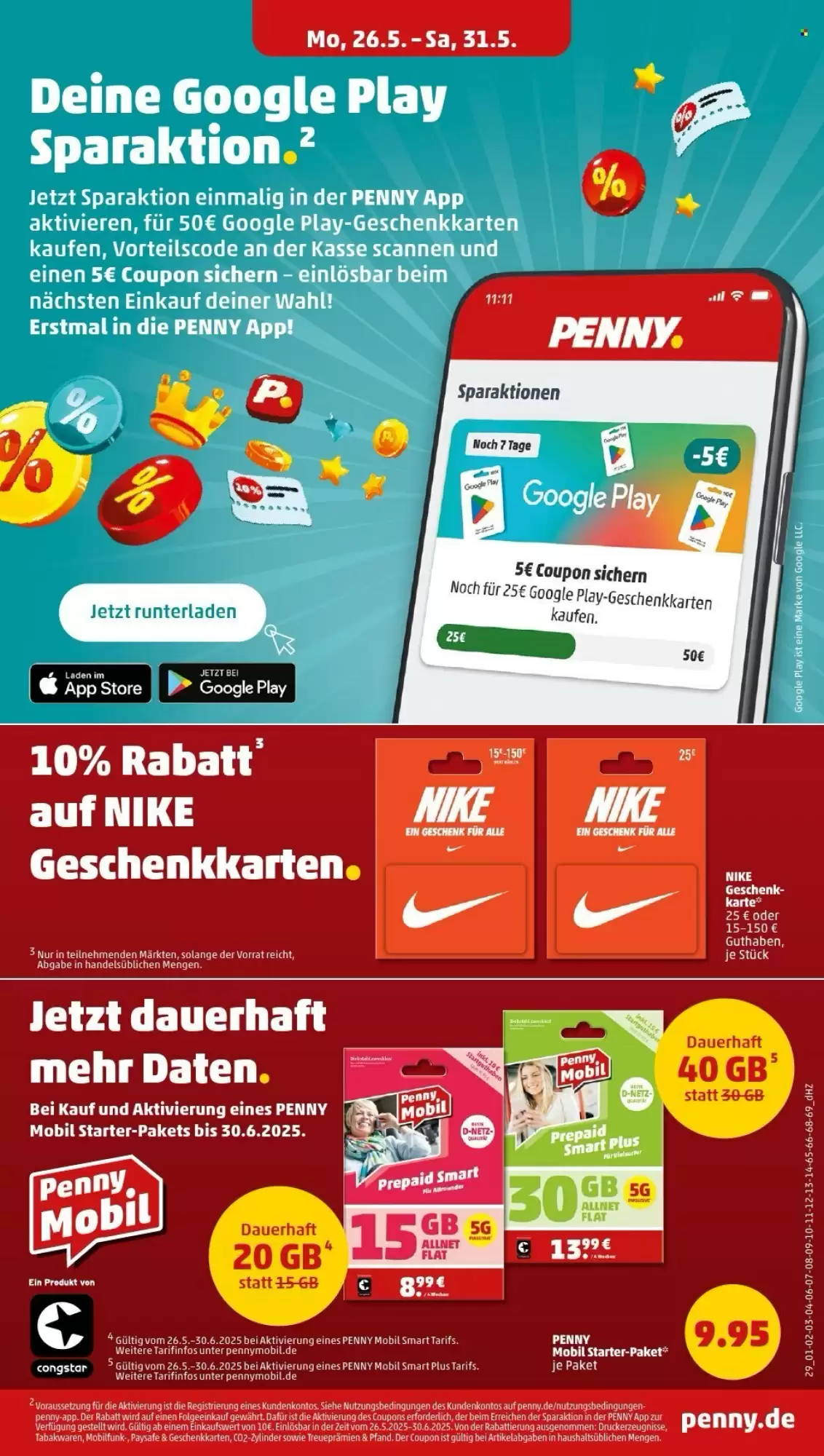 PENNY Prospekt woche 22 - 26-05-2025 ( ist gültig von 26-05-2025 bis 31-05-2025)