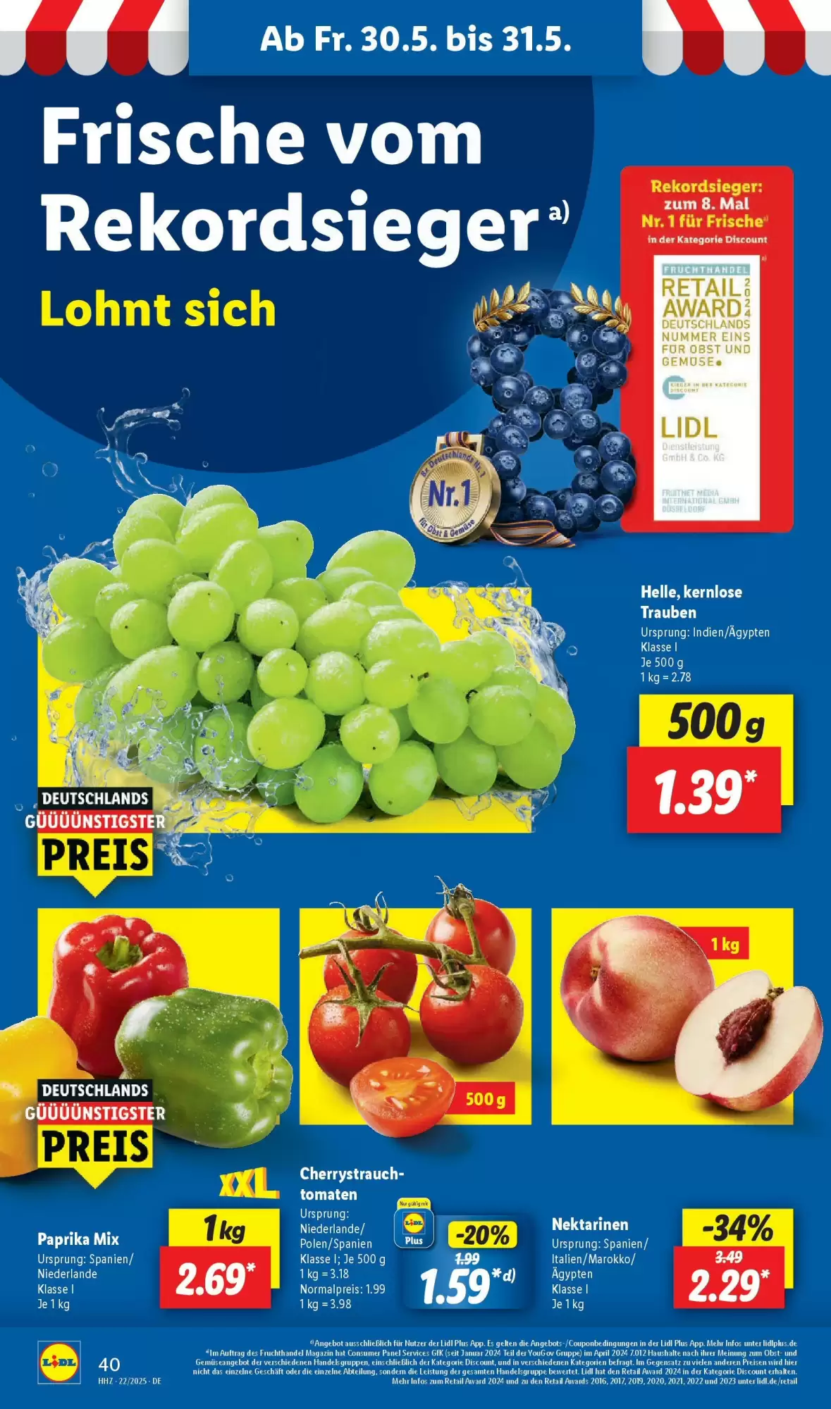 Lidl Prospekt woche 22 - 26-05-2025 ( ist gültig von 26-05-2025 bis 31-05-2025)