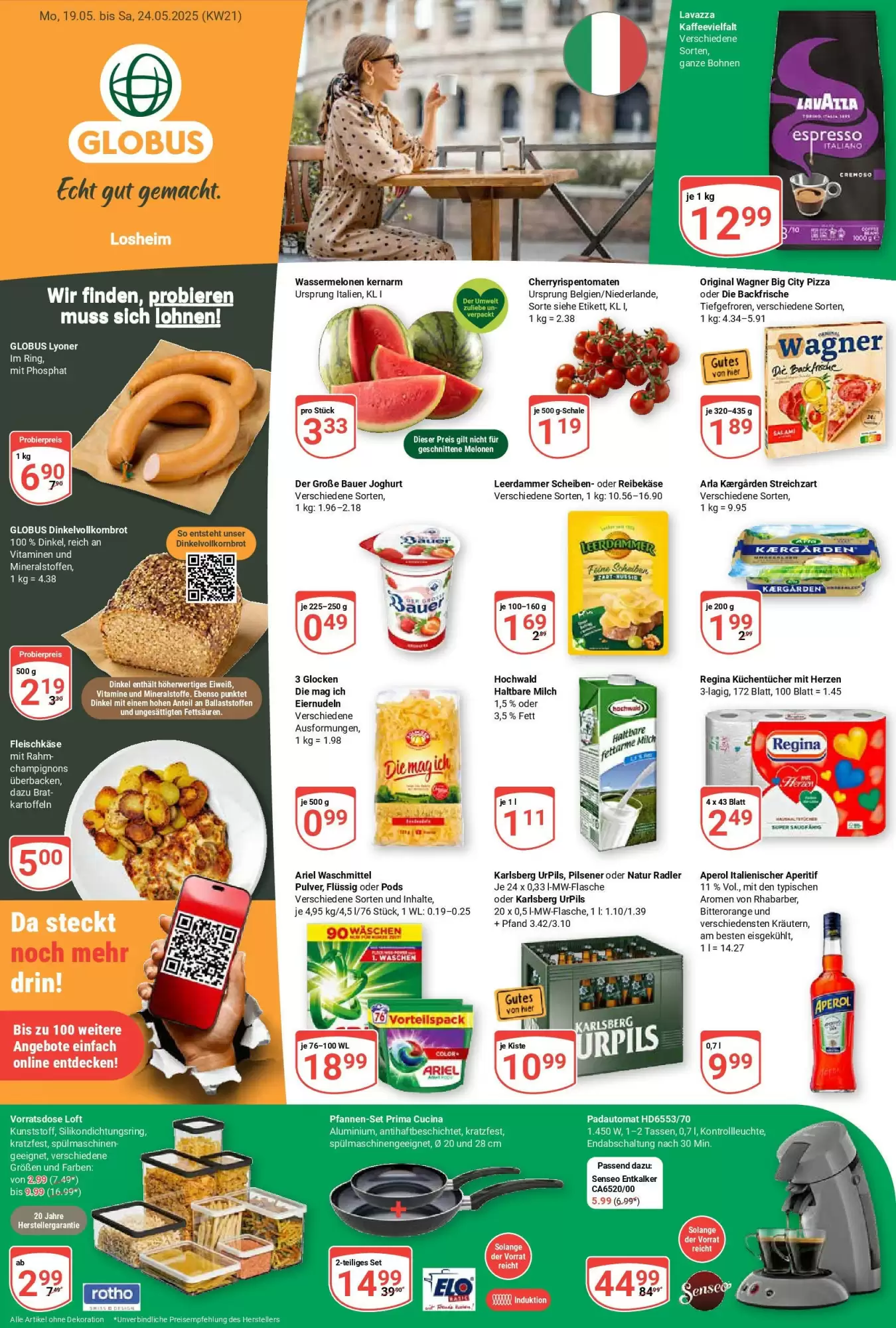 Globus Prospekt woche 21 - 19-05-2025 ( ist gültig von 19-05-2025 bis 24-05-2025) | 1