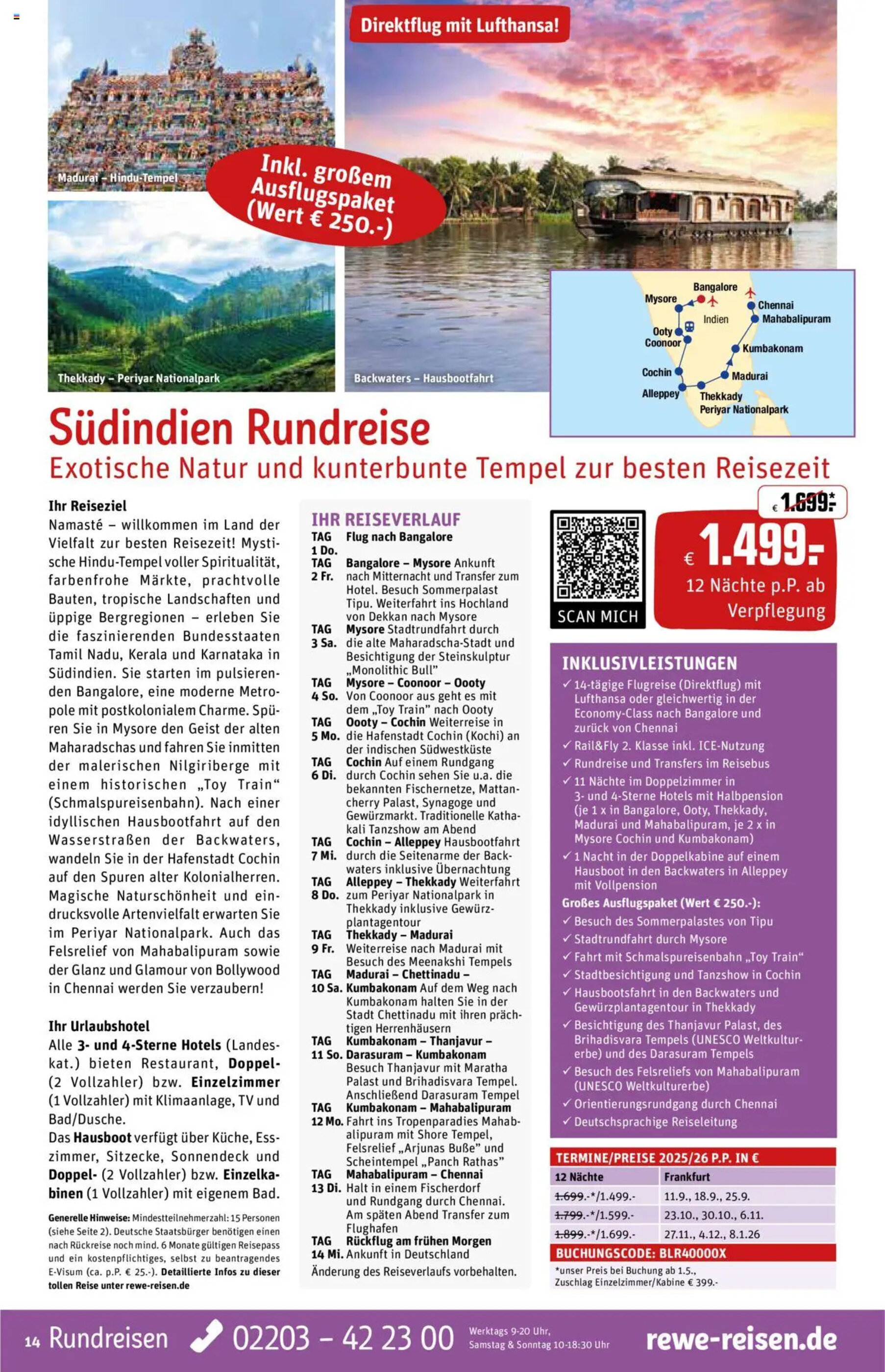 REWE Reisen Prospekt - 01-04-2025