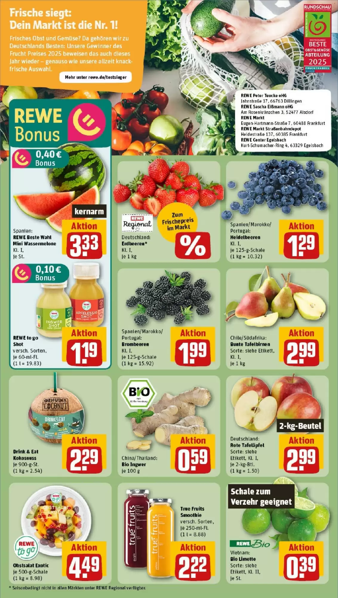 REWE Prospekt woche 22 - 25-05-2025 ( ist gültig von 25-05-2025 bis 01-06-2025) | 6