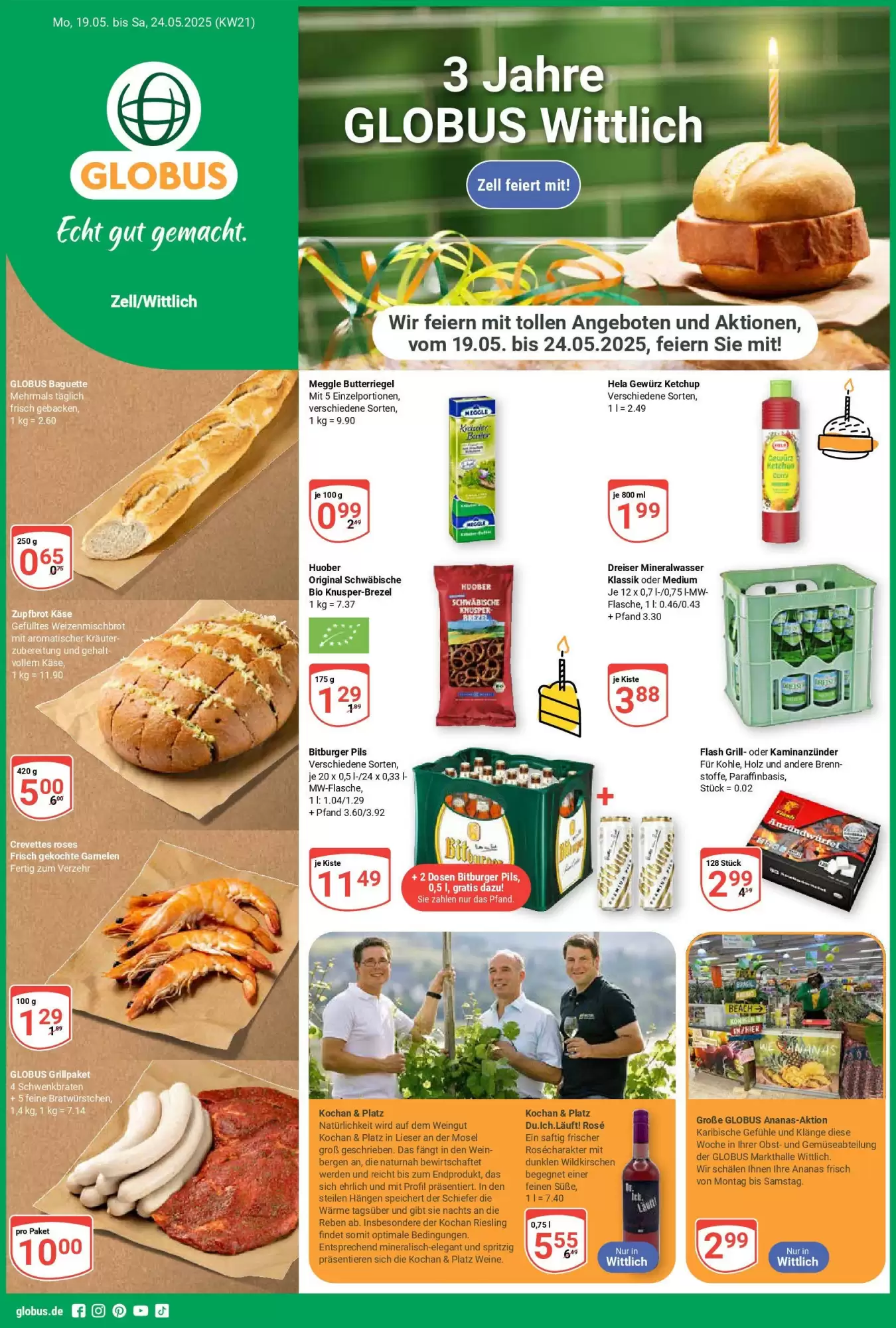 Globus Prospekt woche 21 - 19-05-2025 ( ist gültig von 19-05-2025 bis 24-05-2025) | 1