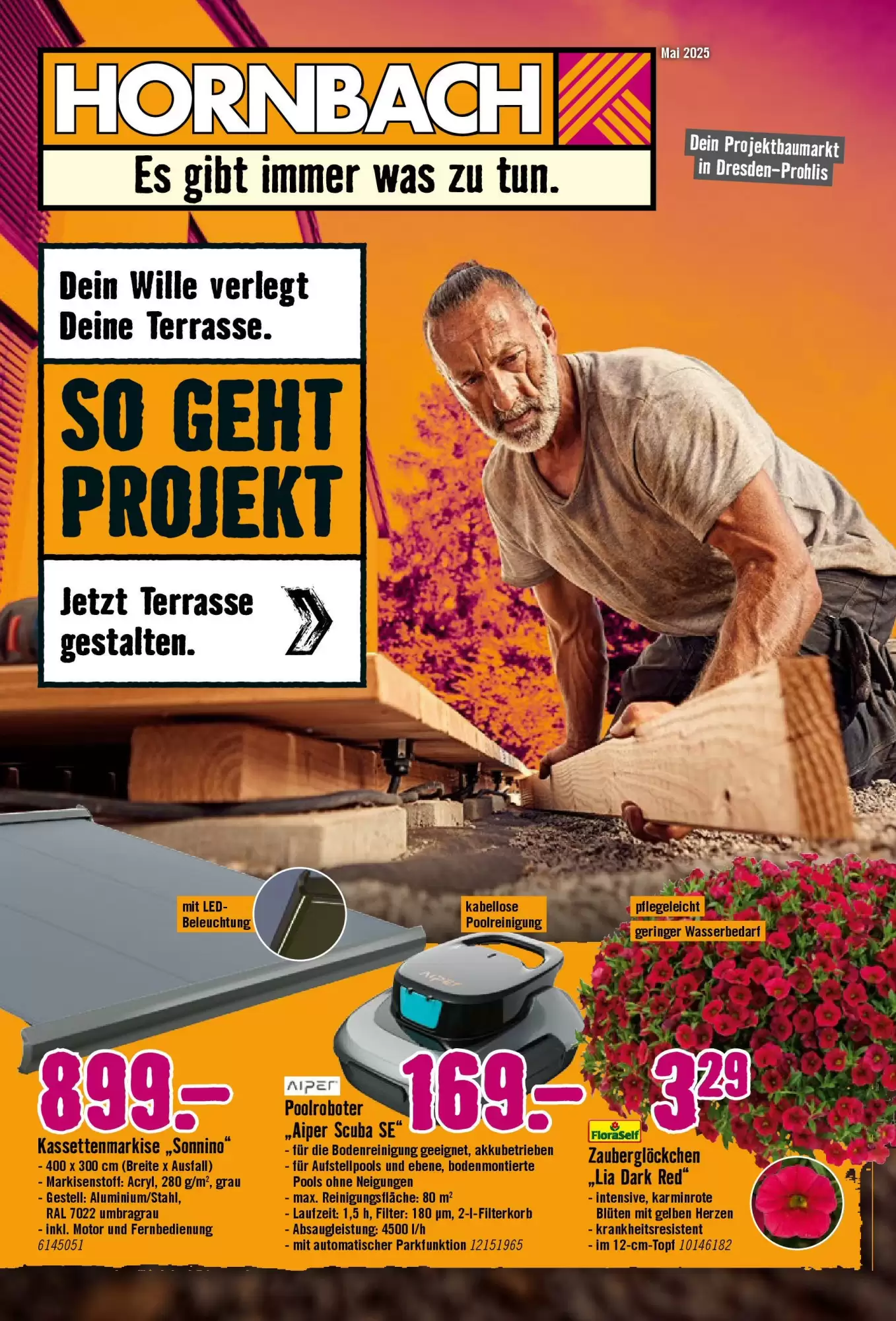 Hornbach Prospekt - 07-05-2025 ( ist gültig von 07-05-2025 bis 04-06-2025) | 1