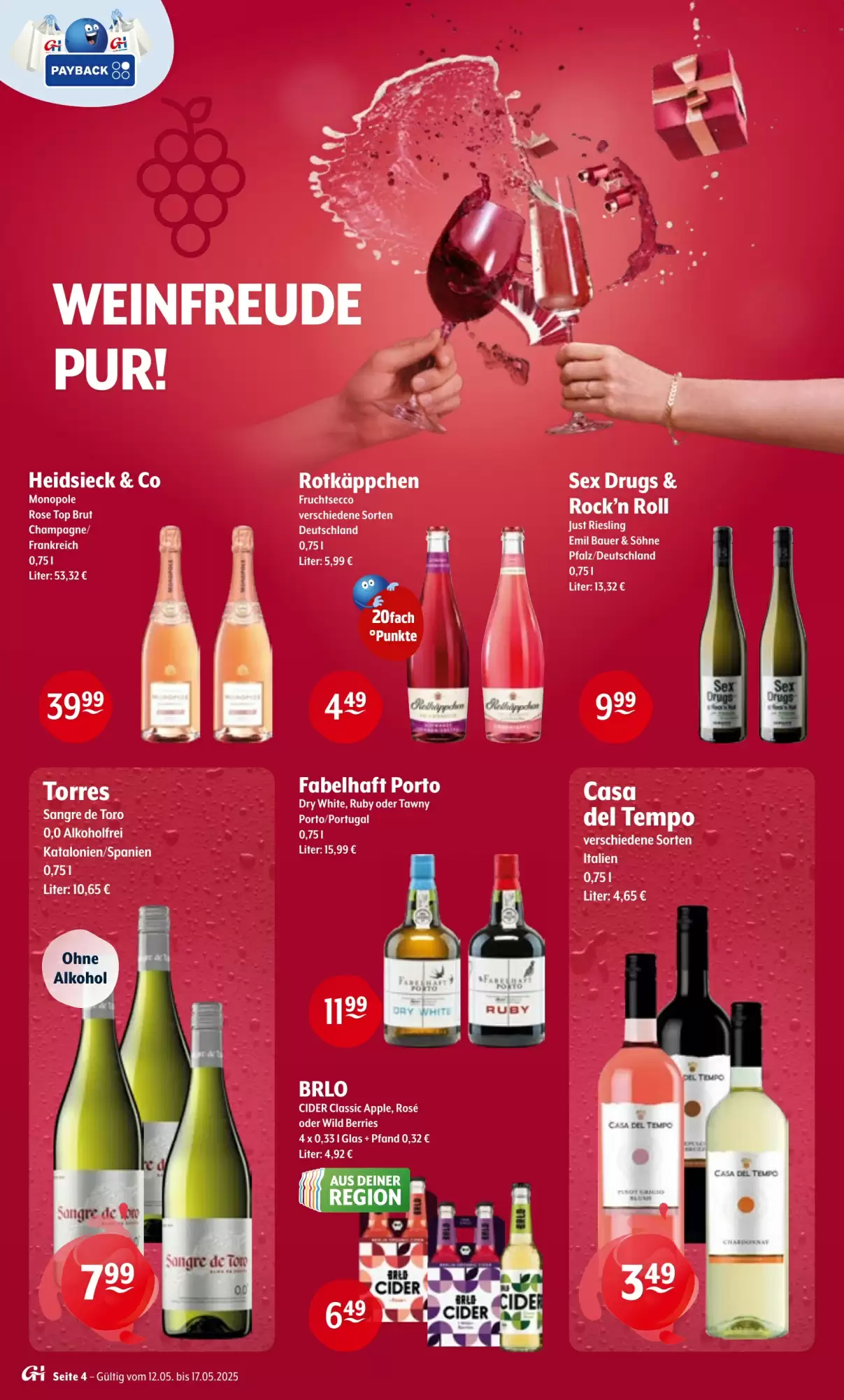 Trink und Spare Prospekt woche 20 - 12-05-2025 ( ist gültig von 12-05-2025 bis 17-05-2025) | 4