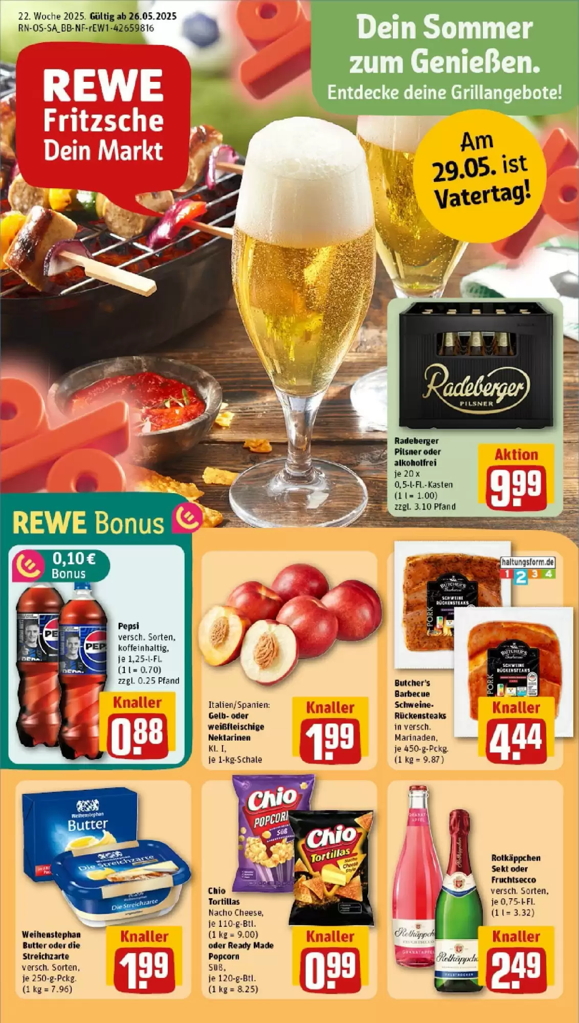 REWE Prospekt woche 22 - 25-05-2025 ( ist gültig von 25-05-2025 bis 01-06-2025) | 1