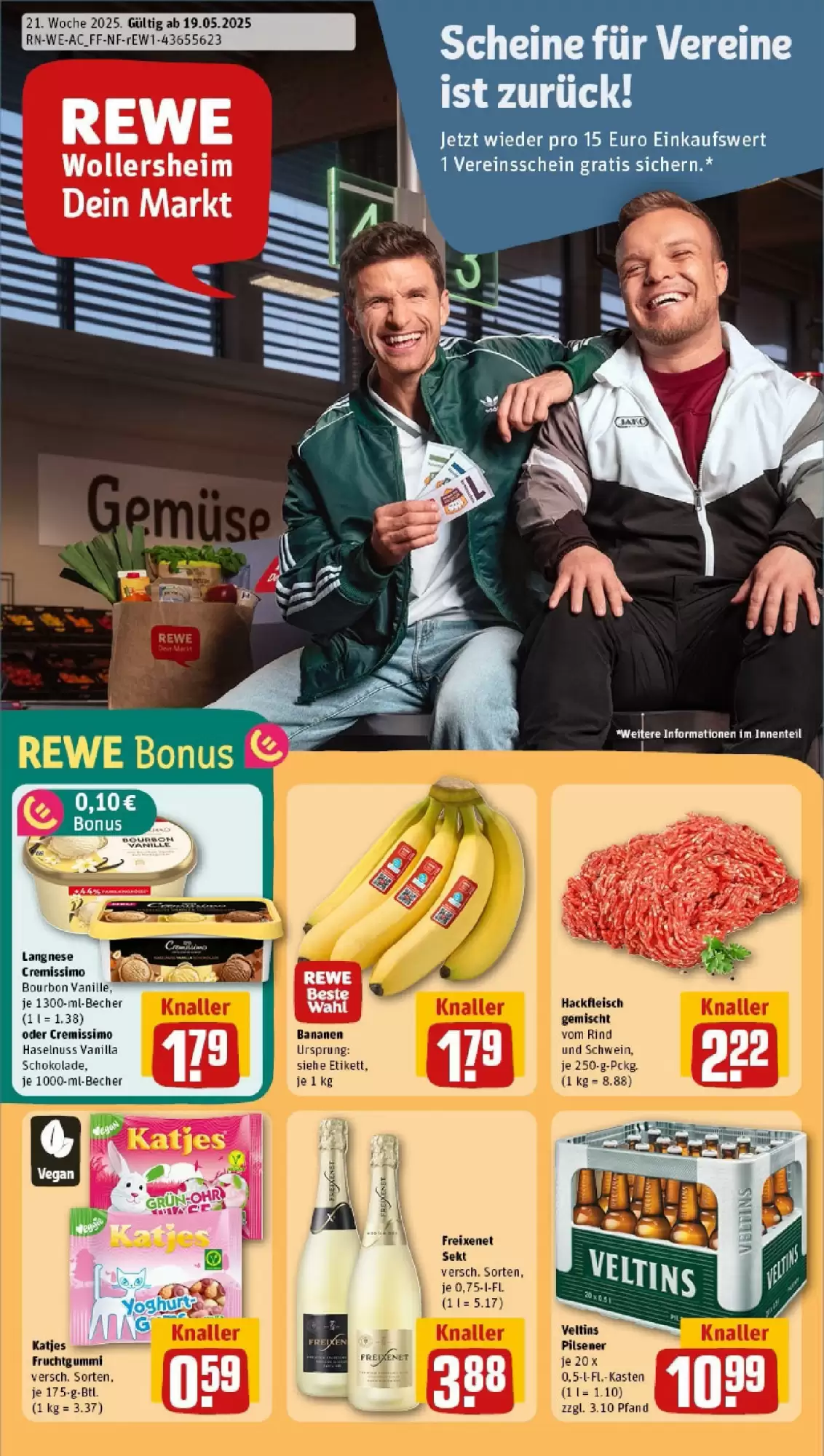 REWE Prospekt woche 21 - 19-05-2025 ( ist gültig von 19-05-2025 bis 25-05-2025) | 1