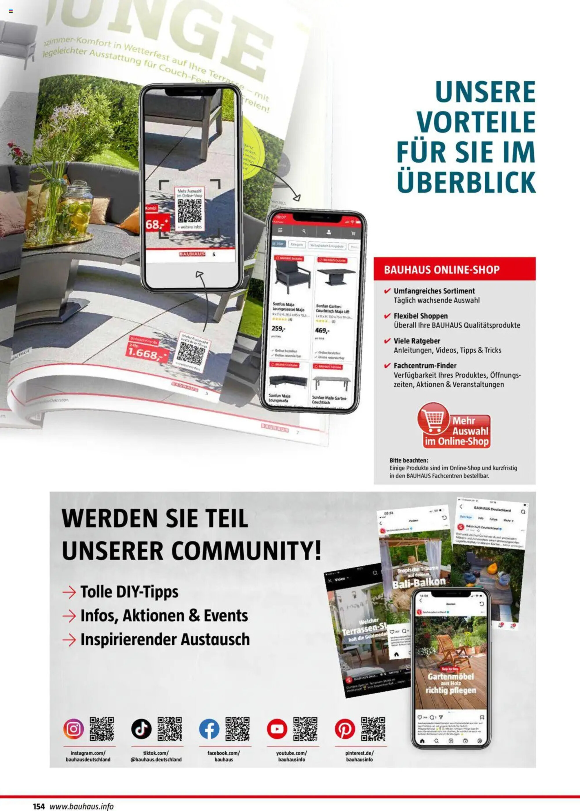Bauhaus Prospekt - 10-02-2025 ( ist gültig von 10-02-2025 bis 30-06-2025) | 154