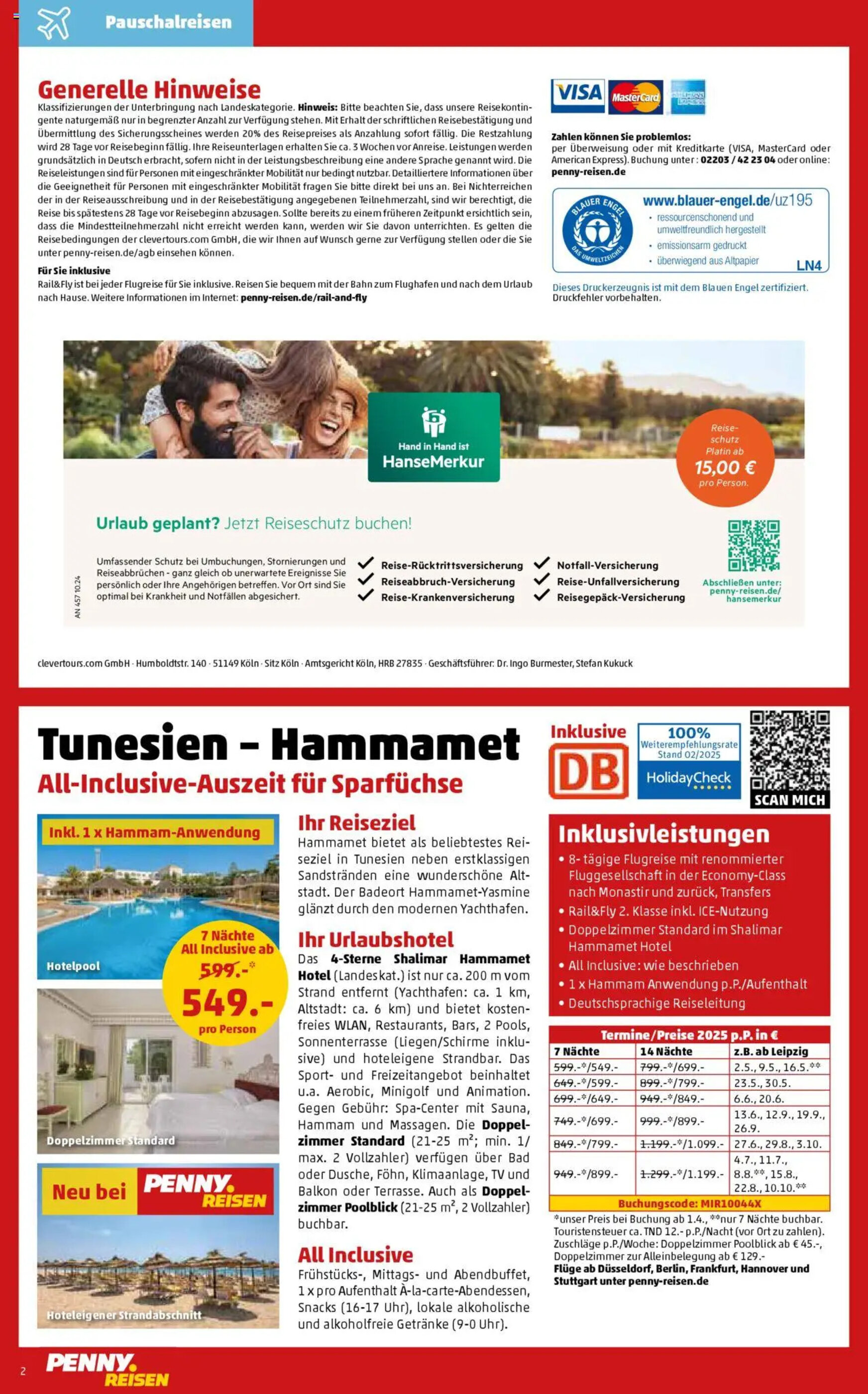 Penny Reisen Prospekt - 01-03-2025