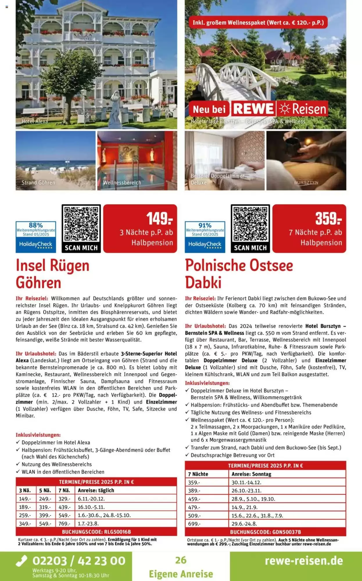 REWE Reisen Prospekt - 01-06-2025 ( ist gültig von 01-06-2025 bis 27-06-2025) | 26
