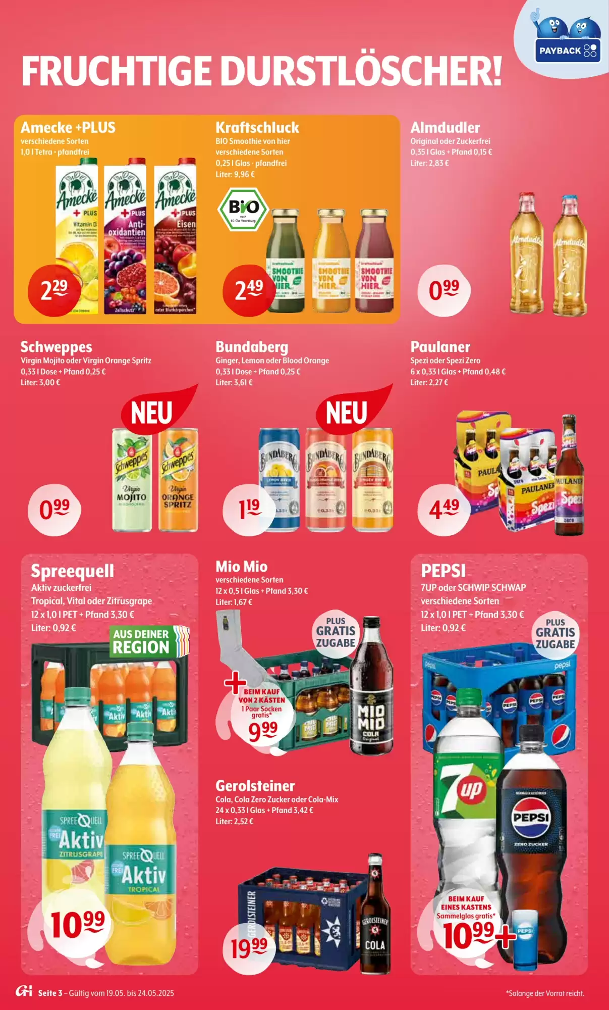 Getränke Hoffmann Prospekt woche 21 - 19-05-2025 ( ist gültig von 19-05-2025 bis 24-05-2025) | 3