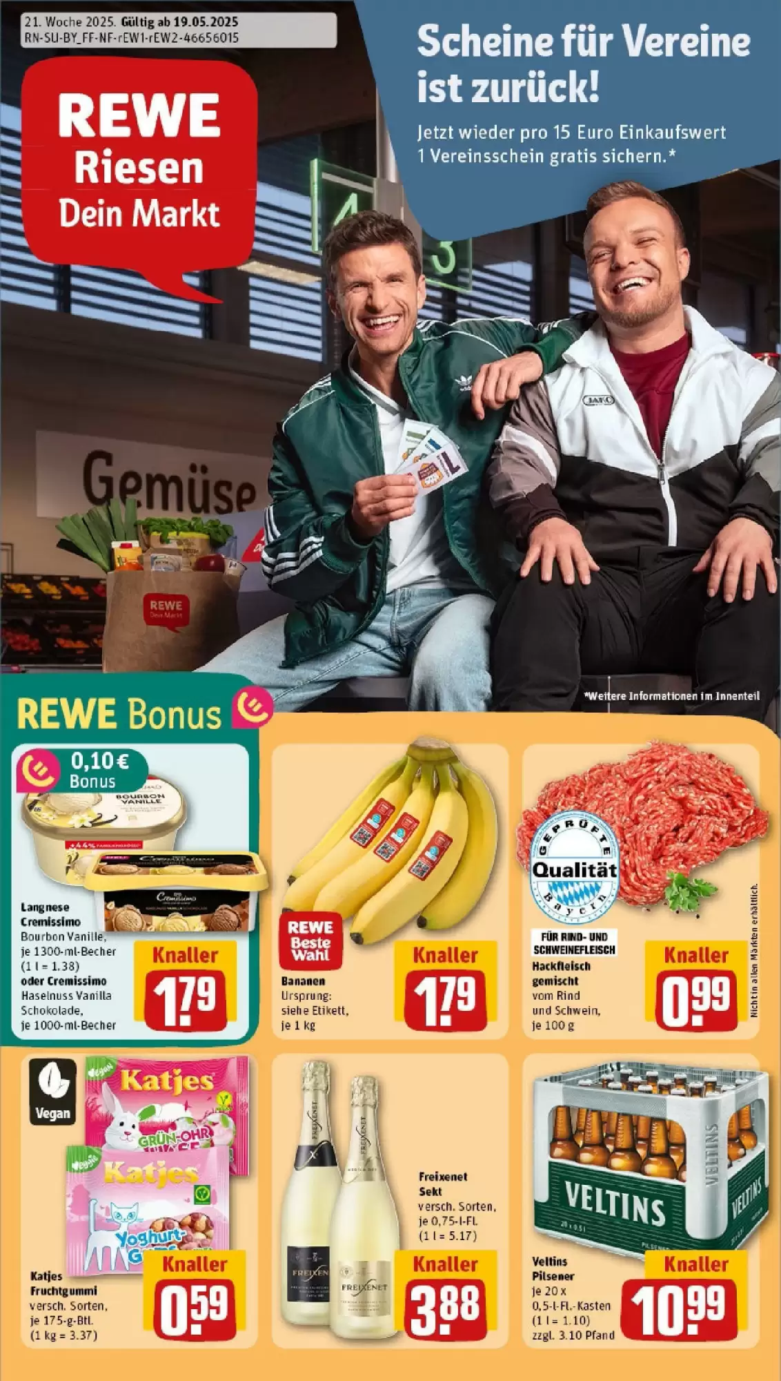 REWE Prospekt woche 21 - 19-05-2025 ( ist gültig von 19-05-2025 bis 25-05-2025) | 1