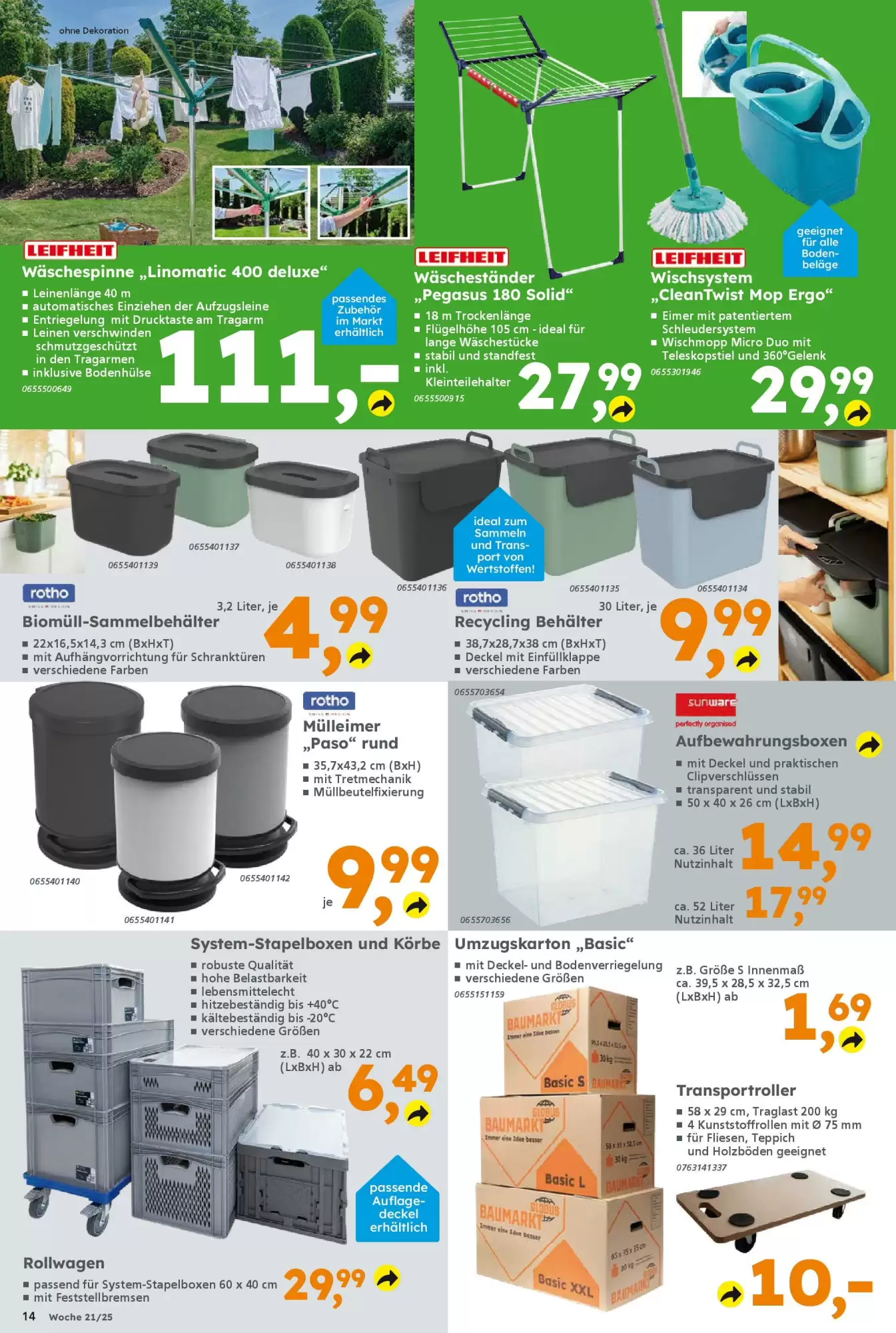 Globus Baumarkt Prospekt - 18-05-2025 ( ist gültig von 18-05-2025 bis 24-05-2025) | 14