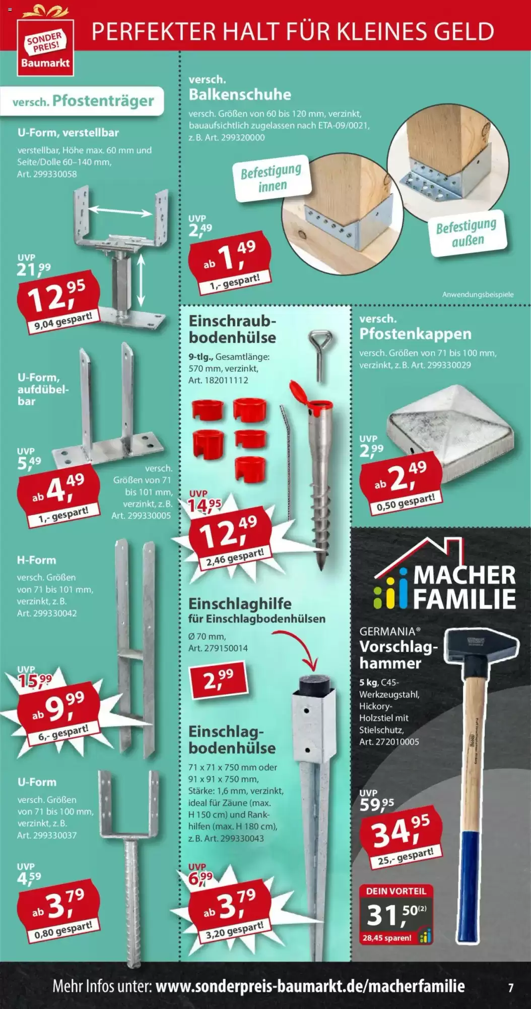 Sonderpreis Baumarkt Prospekt woche 18 - 03-05-2025