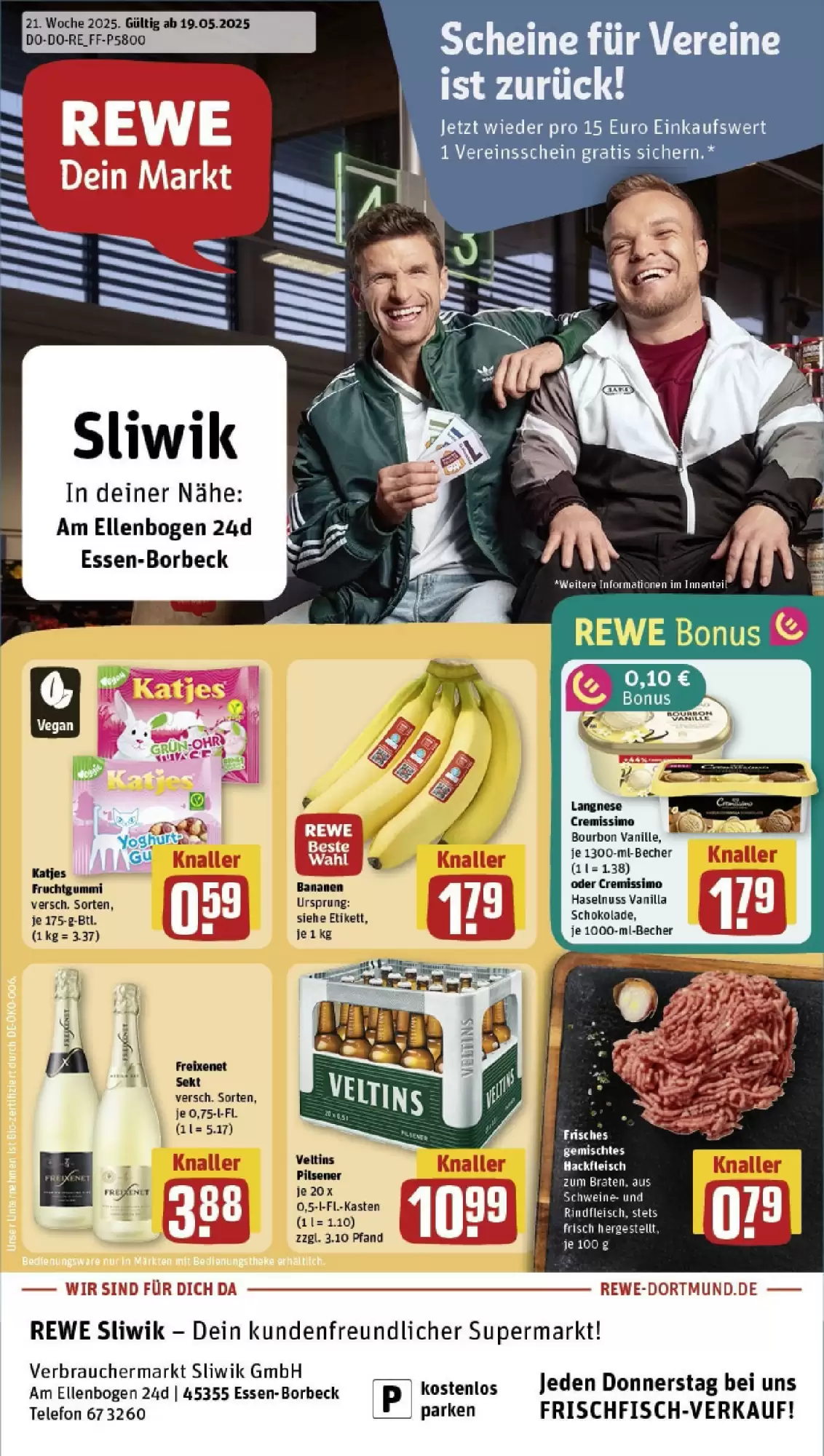 REWE Prospekt woche 21 - 19-05-2025 ( ist gültig von 19-05-2025 bis 25-05-2025) | 1