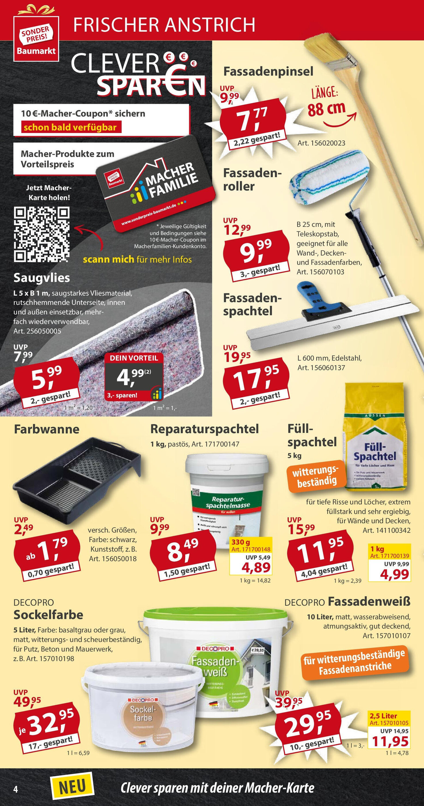 Sonderpreis Baumarkt Prospekt woche 14 - 05-04-2025