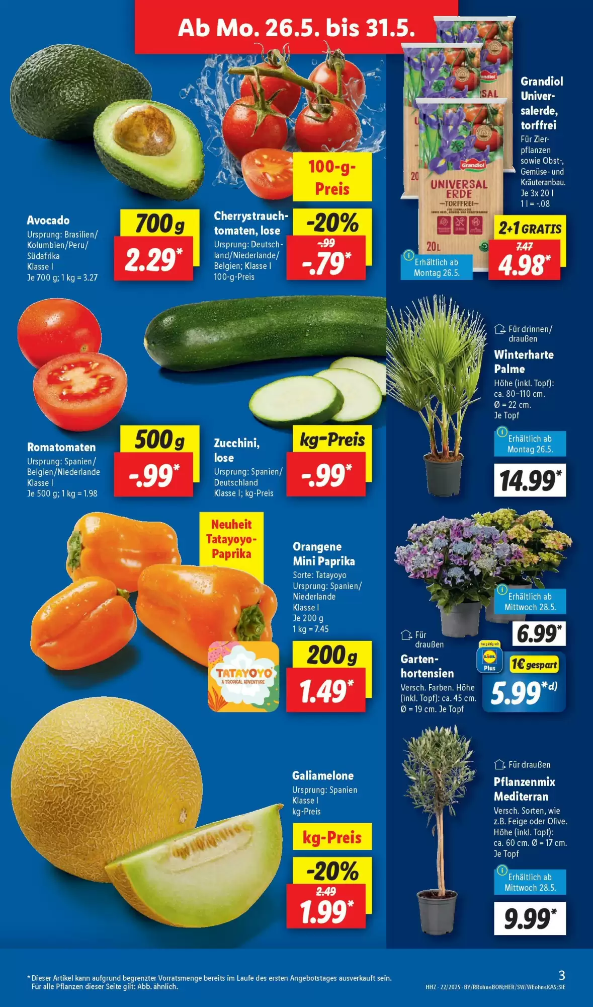 Lidl Prospekt woche 22 - 26-05-2025 ( ist gültig von 26-05-2025 bis 31-05-2025) | 3