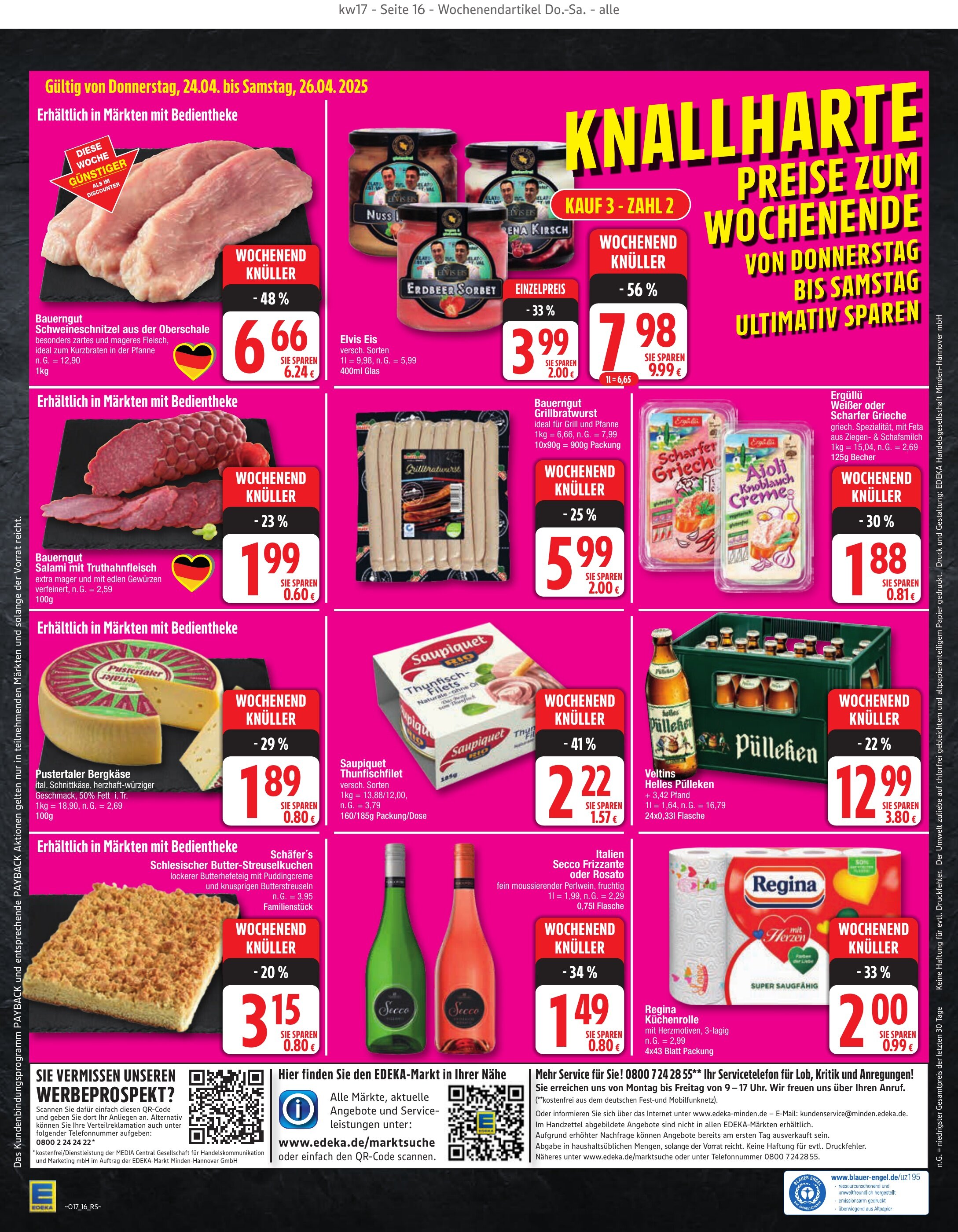 Edeka Prospekt woche 17 - 20-04-2025